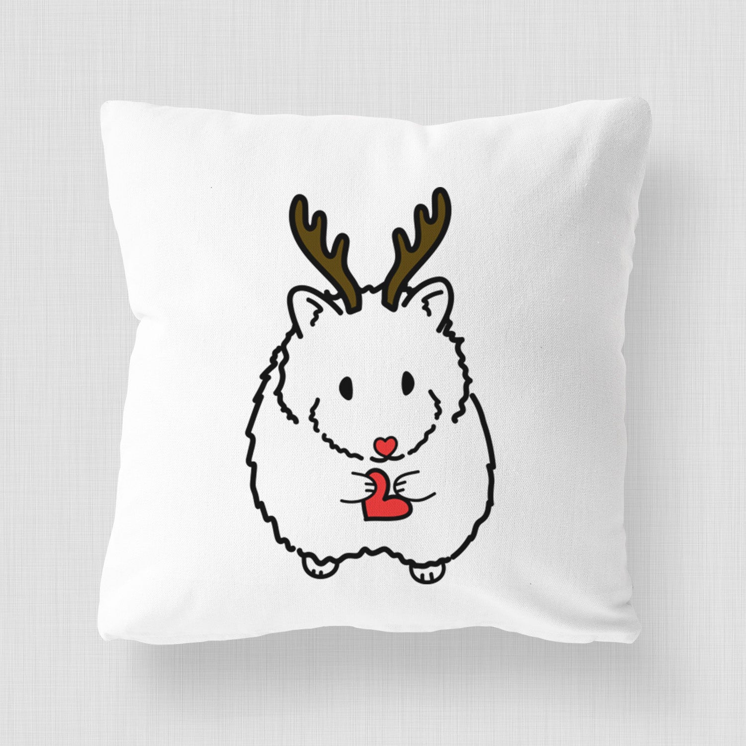 Love Always Hamster - Hilga - Throw Pillow Cover