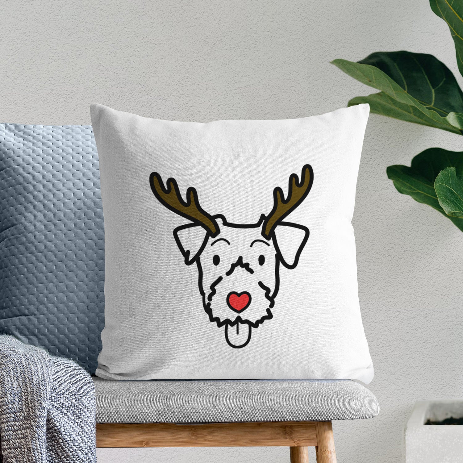 Love Always Jack Russell Terrier - Throw Pillow Cover