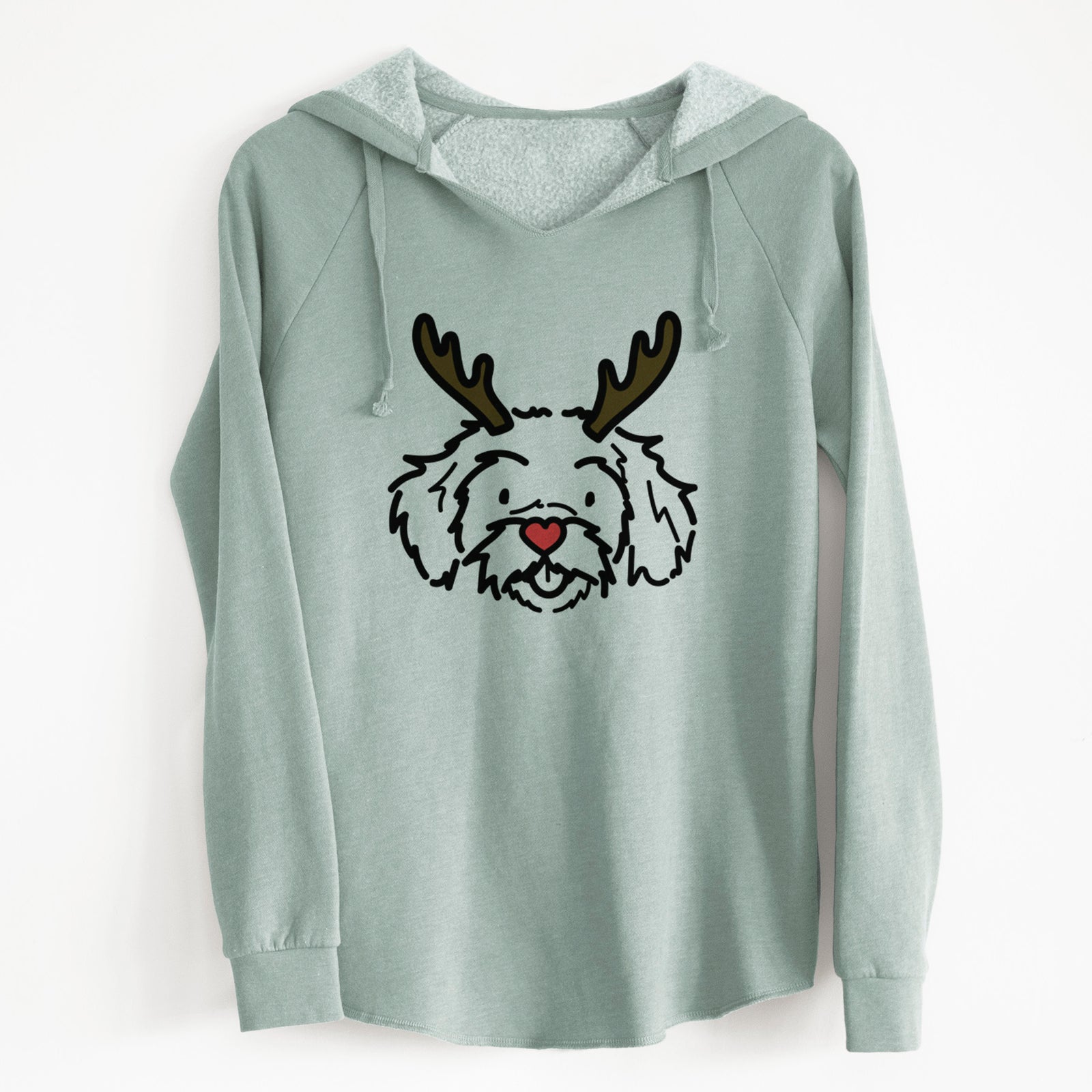 Red Nose Peekapoo - Jo Jo - Cali Wave Hooded Sweatshirt