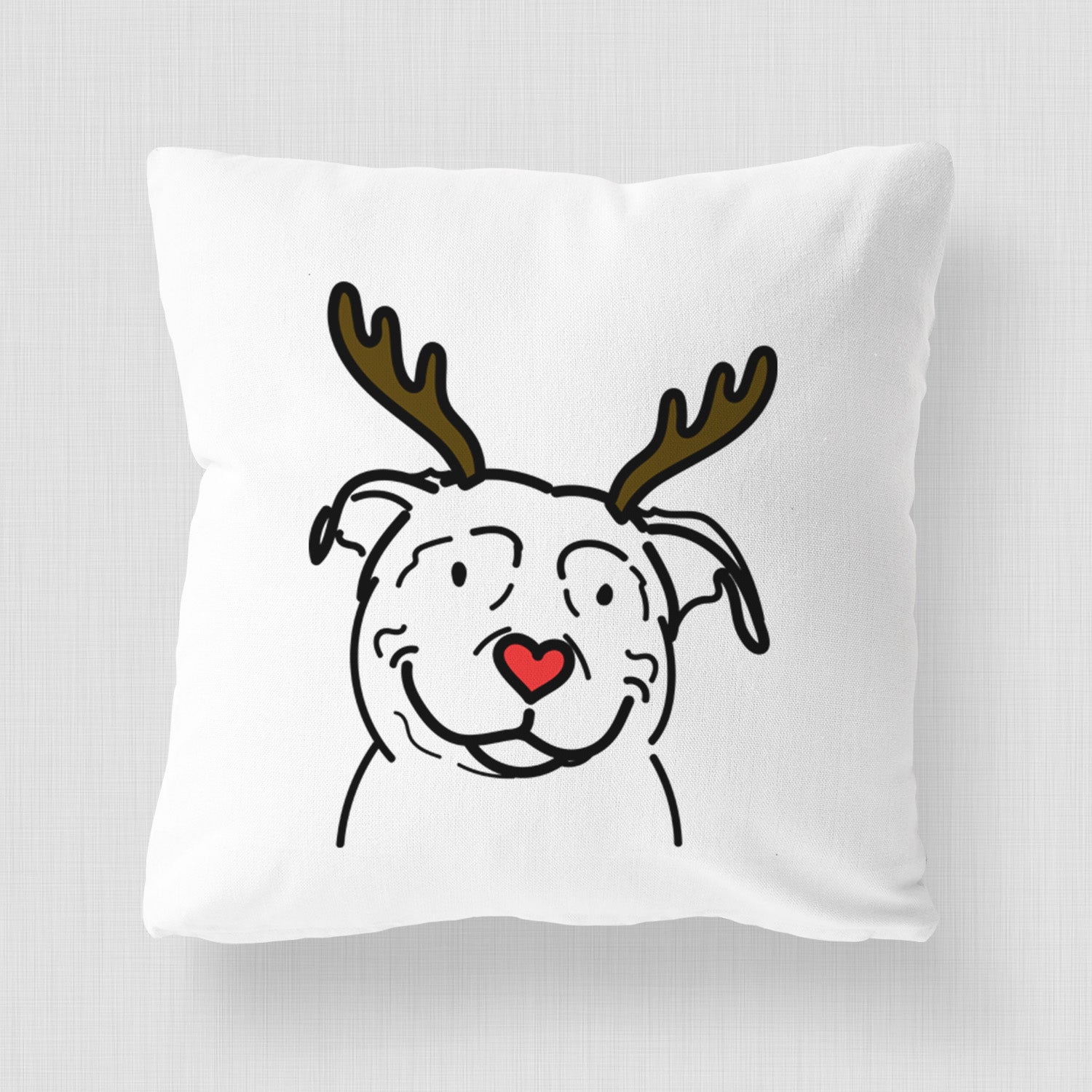 Love Always American Pitbull Terrier - Lady - Throw Pillow Cover