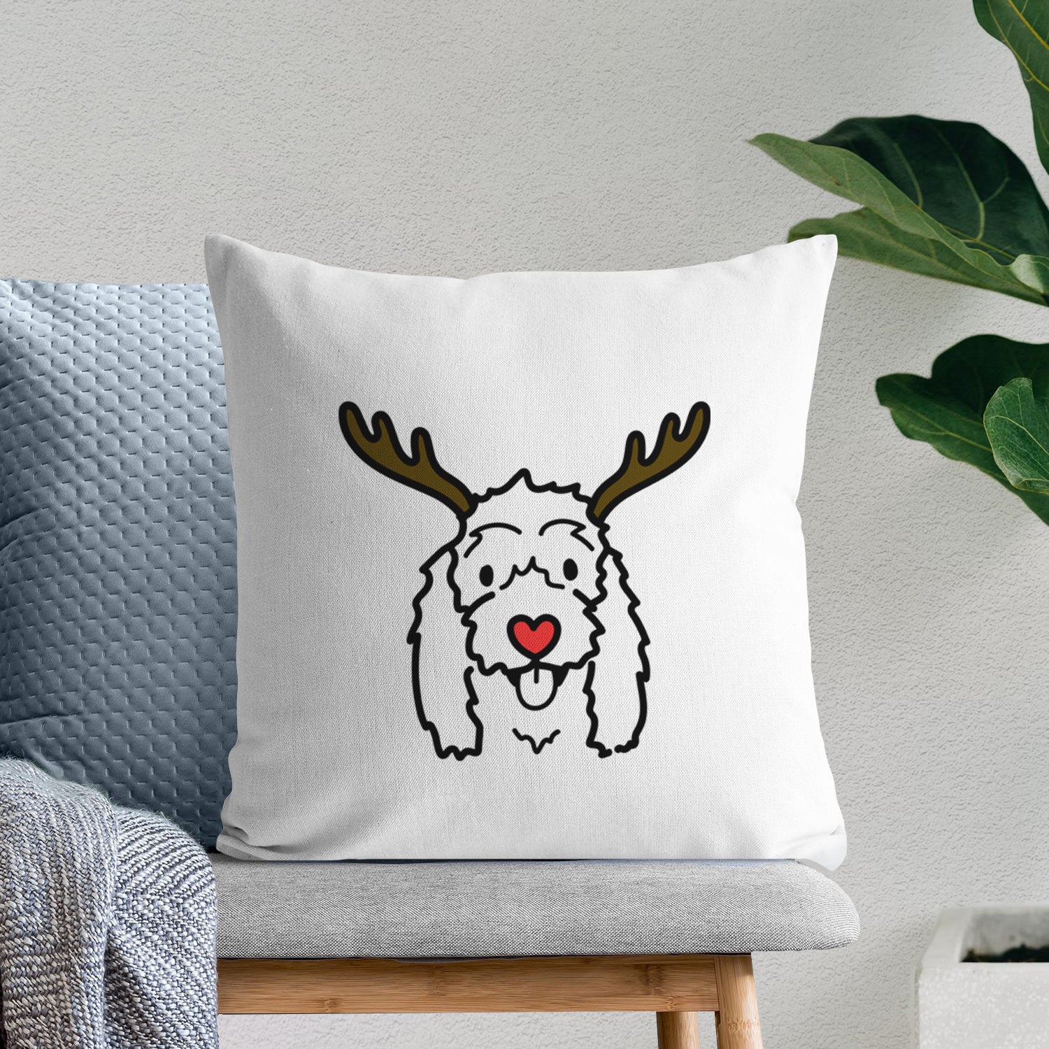 Love Always Coton de Tulear - Louie - Throw Pillow Cover