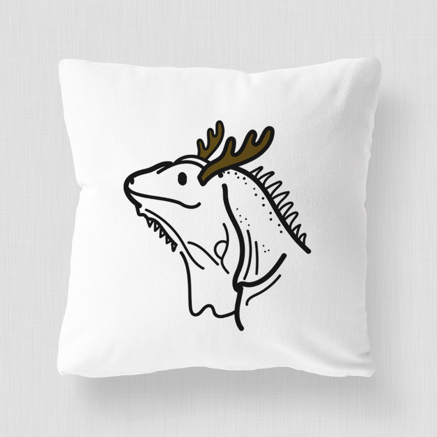 Love Always Iguana - Louie - Throw Pillow Cover
