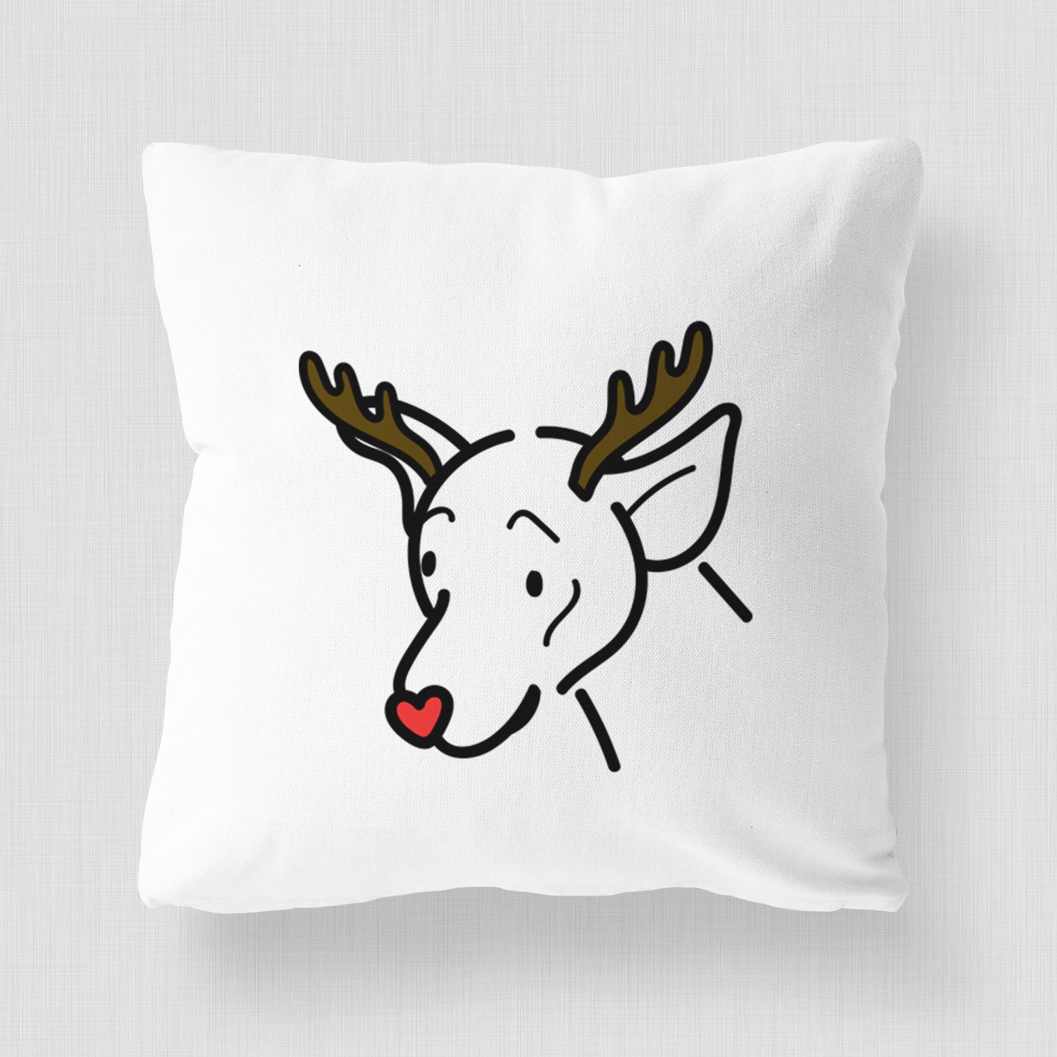 Love Always Mixed Breed - Lucky - Throw Pillow Cover