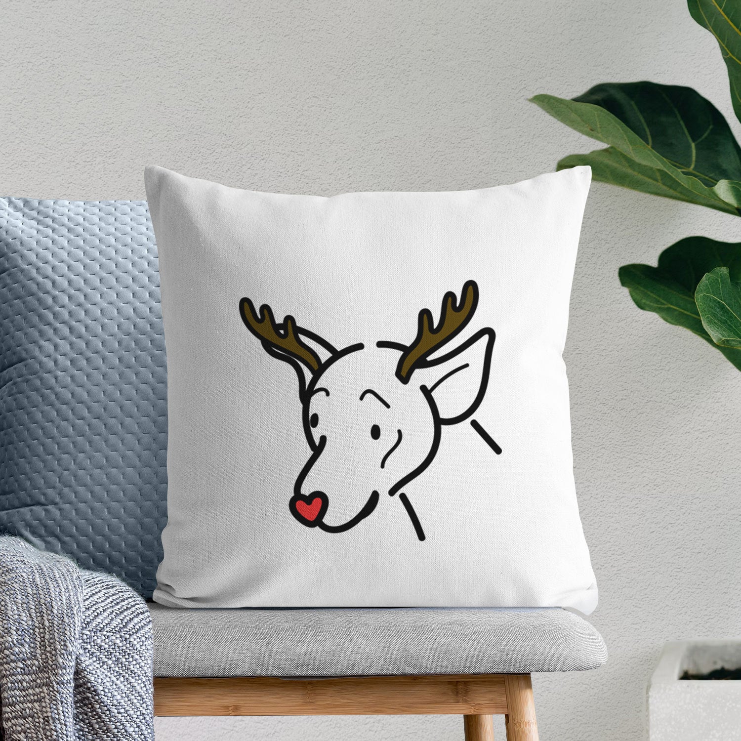 Love Always Mixed Breed - Lucky - Throw Pillow Cover