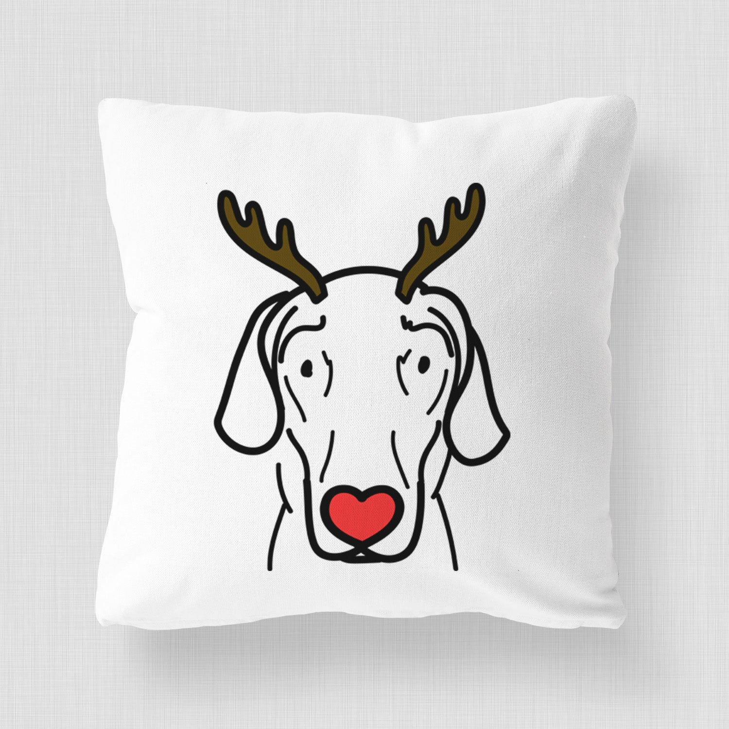 Love Always Great Dane - Lucy - Throw Pillow Cover