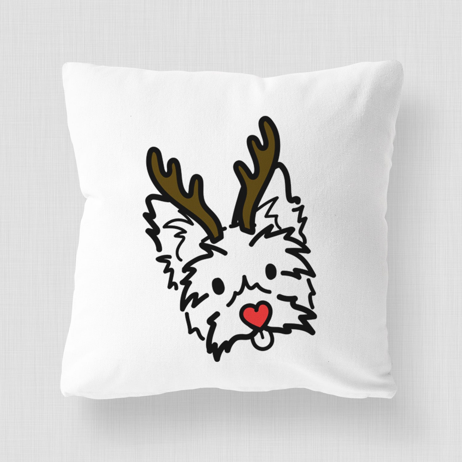 Love Always Yorkshire Terrier - Luna - Throw Pillow Cover