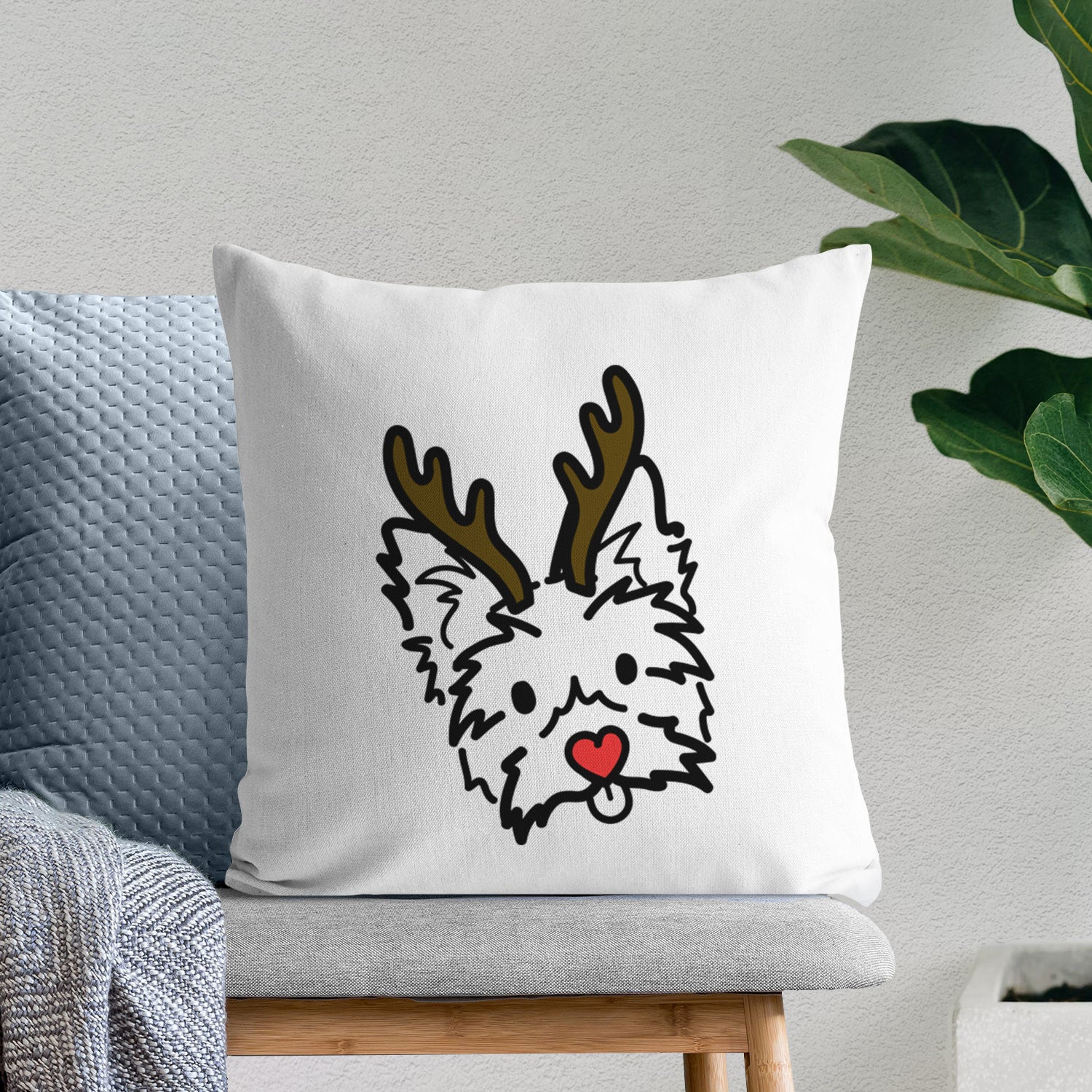 Love Always Yorkshire Terrier - Luna - Throw Pillow Cover