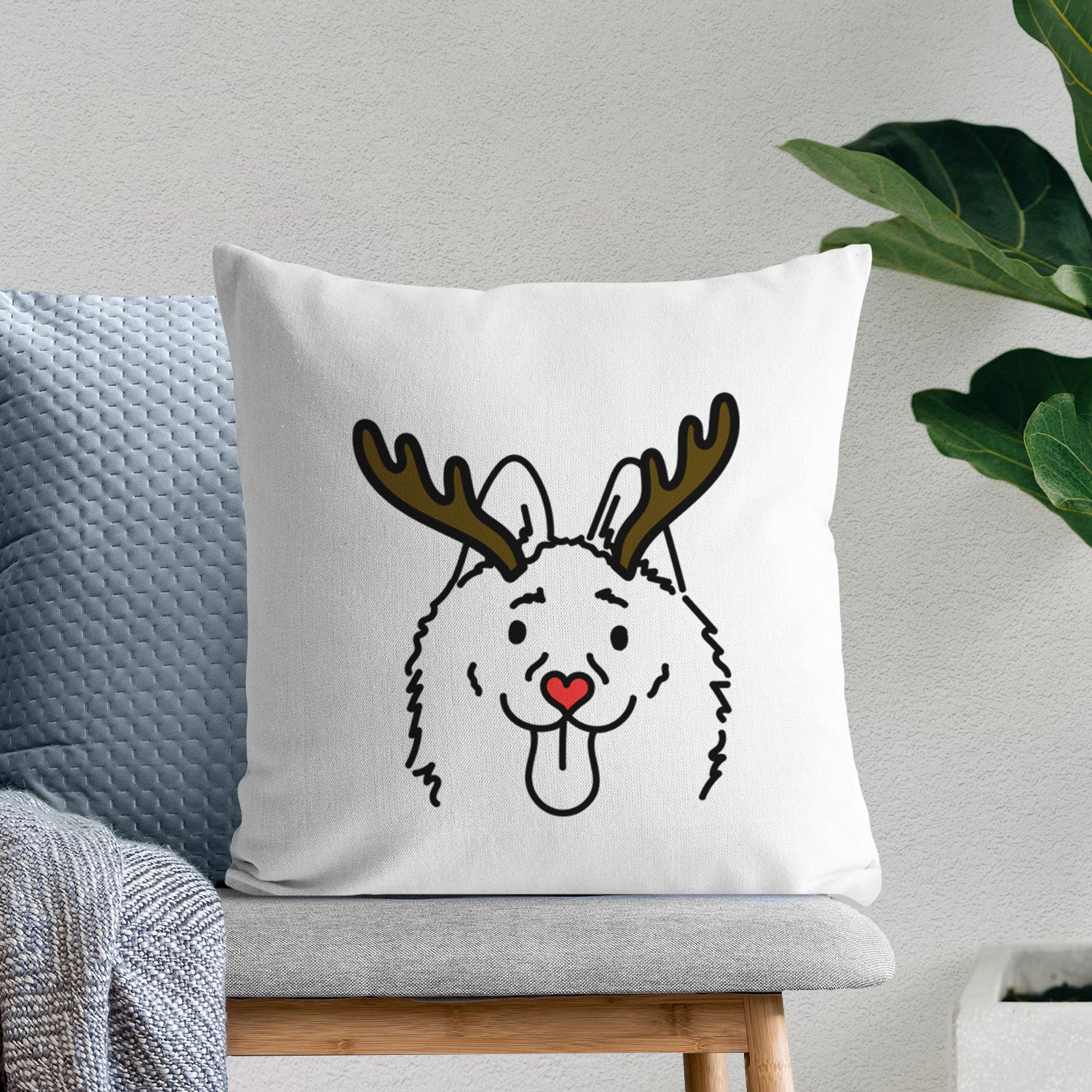 Love Always Schipperke - Meeko - Throw Pillow Cover