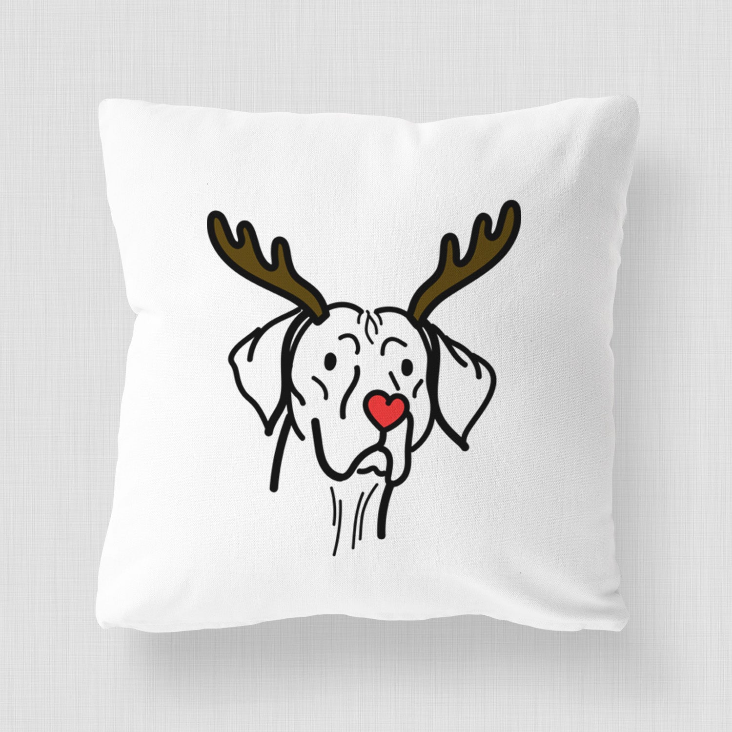 Love Always Vizsla - Moose - Throw Pillow Cover