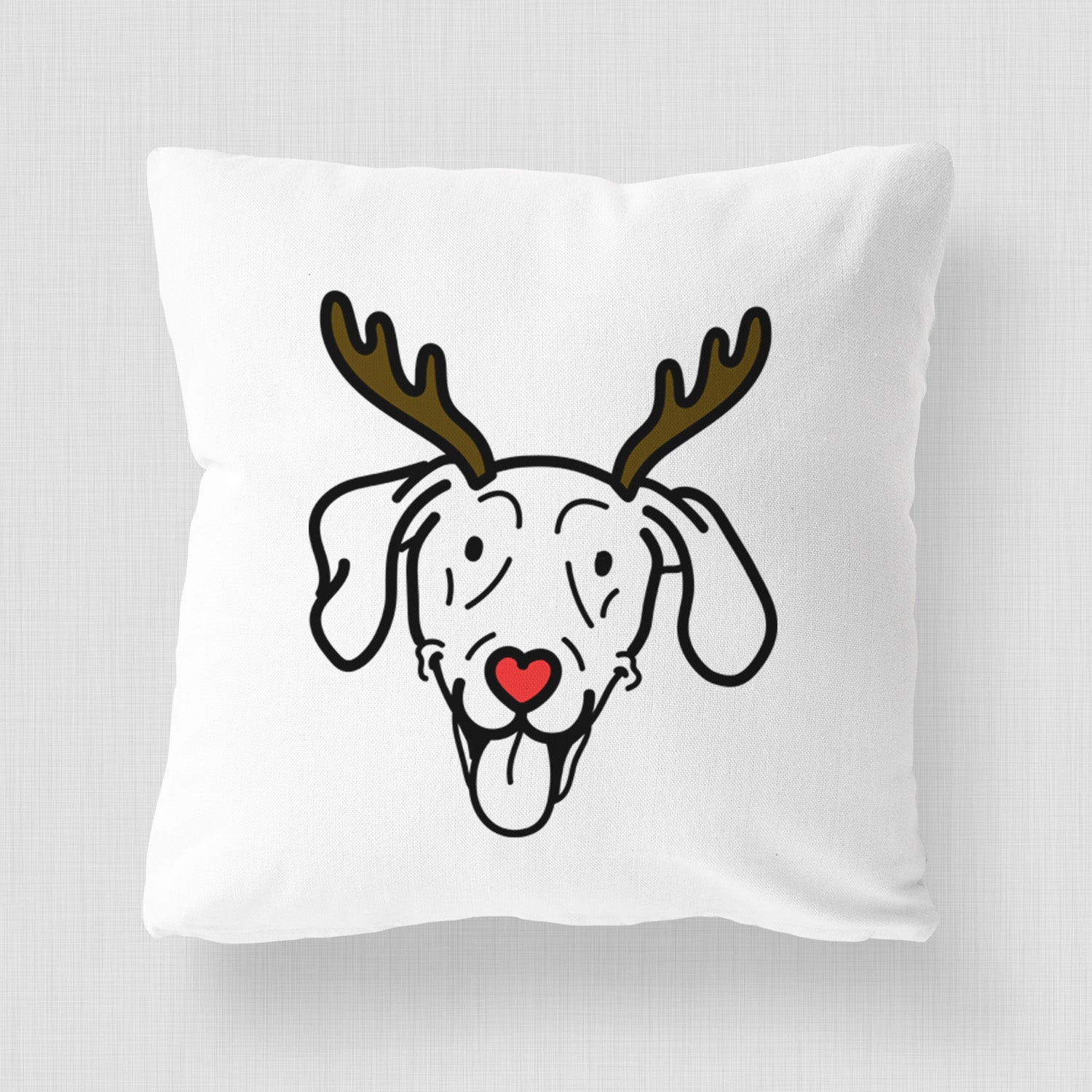 Love Always Weimaraner - Paco Lobo - Throw Pillow Cover