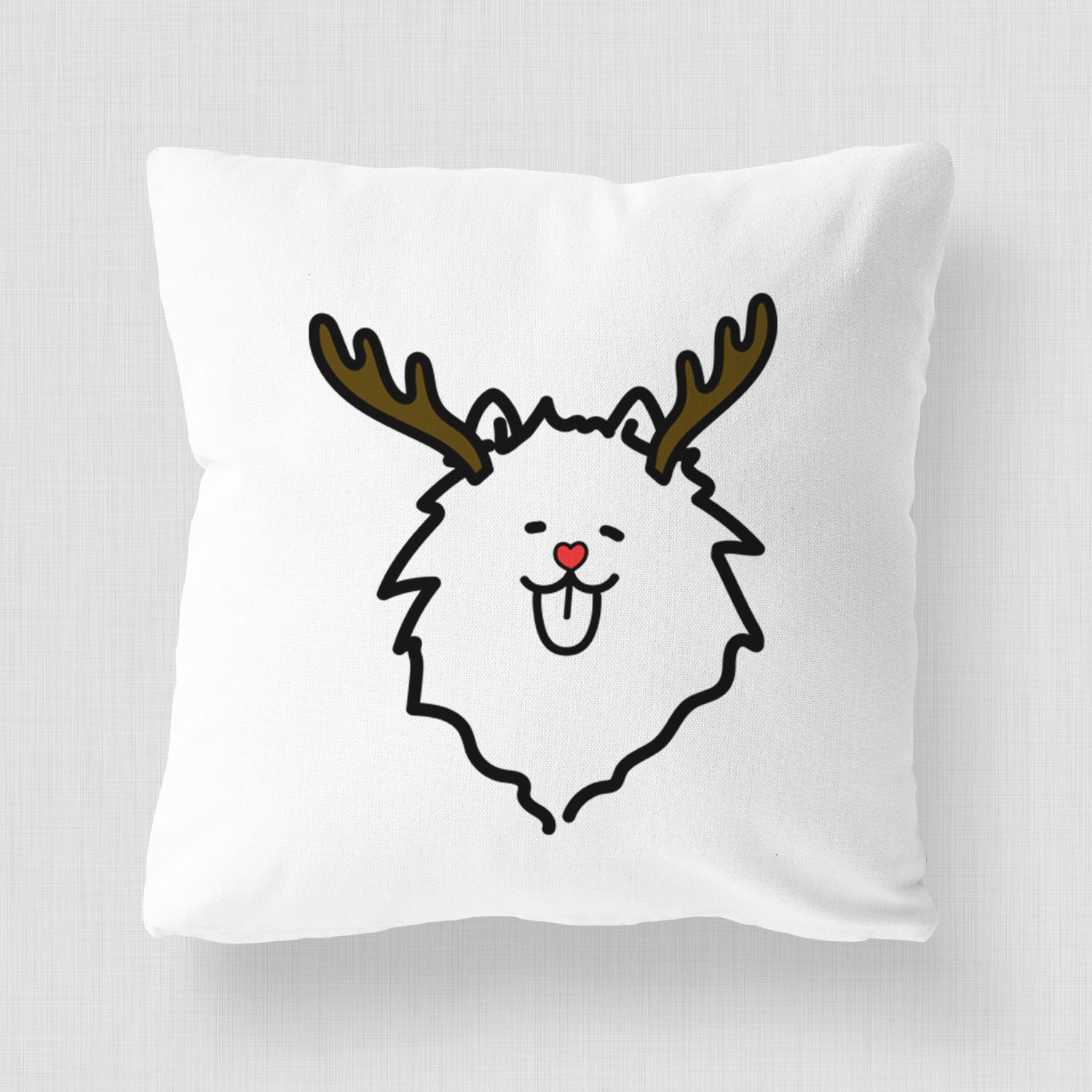 Love Always Pomeranian - Throw Pillow Cover