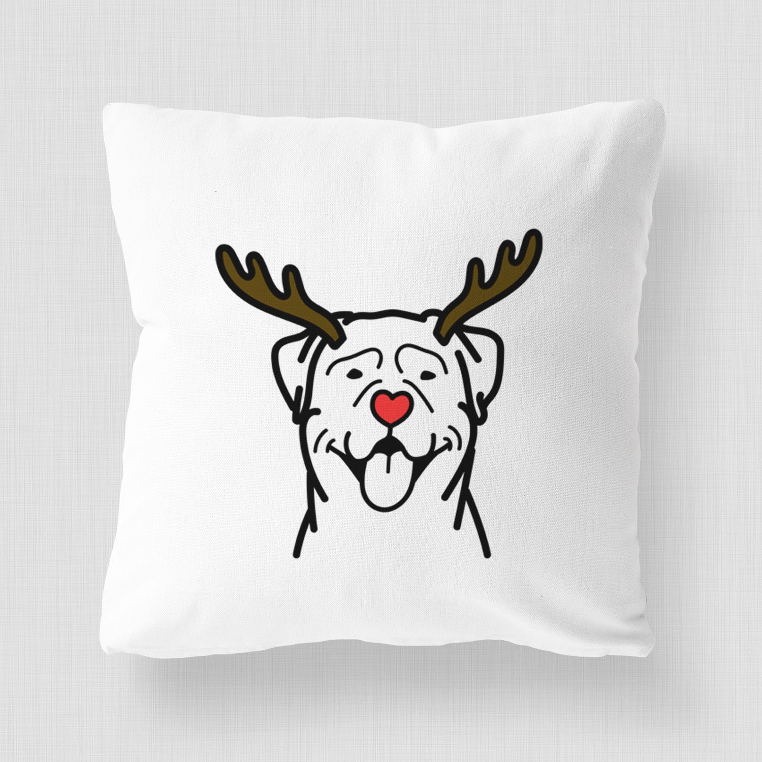 Love Always Rottweiler - Throw Pillow Cover