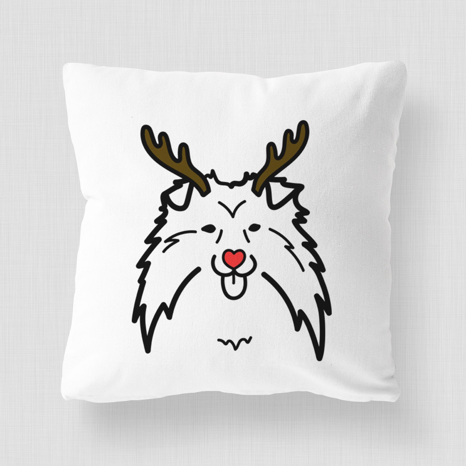 Love Always Shetland Sheepdog - Throw Pillow Cover