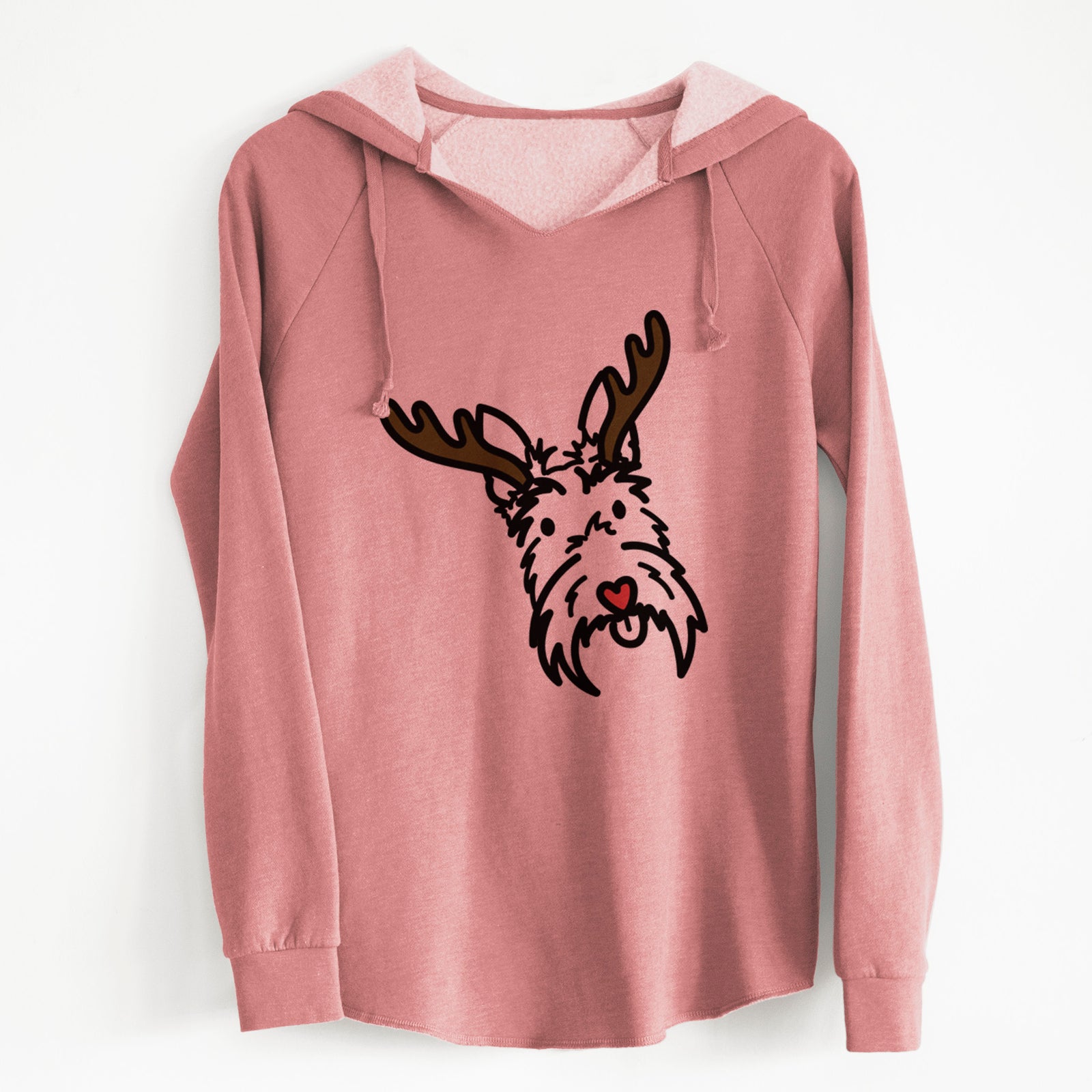 Red Nose Scottish Terrier - Thistle - Cali Wave Hooded Sweatshirt