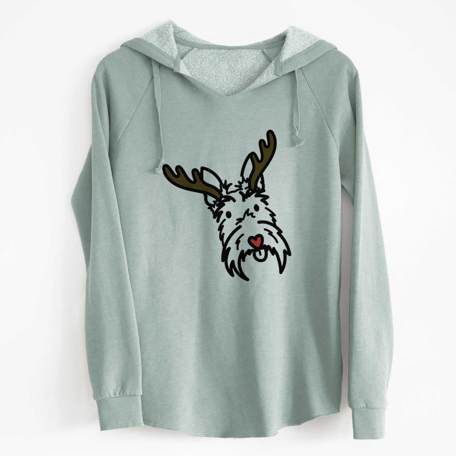 Red Nose Scottish Terrier - Thistle - Cali Wave Hooded Sweatshirt