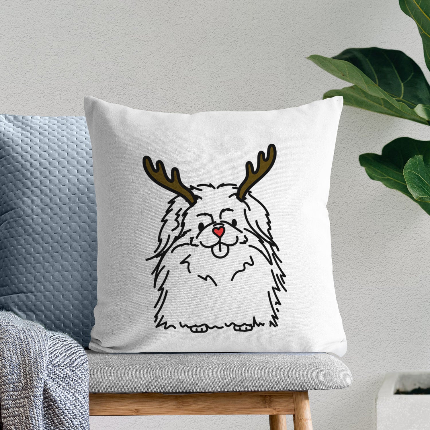 Love Always Pekingese - Viv - Throw Pillow Cover