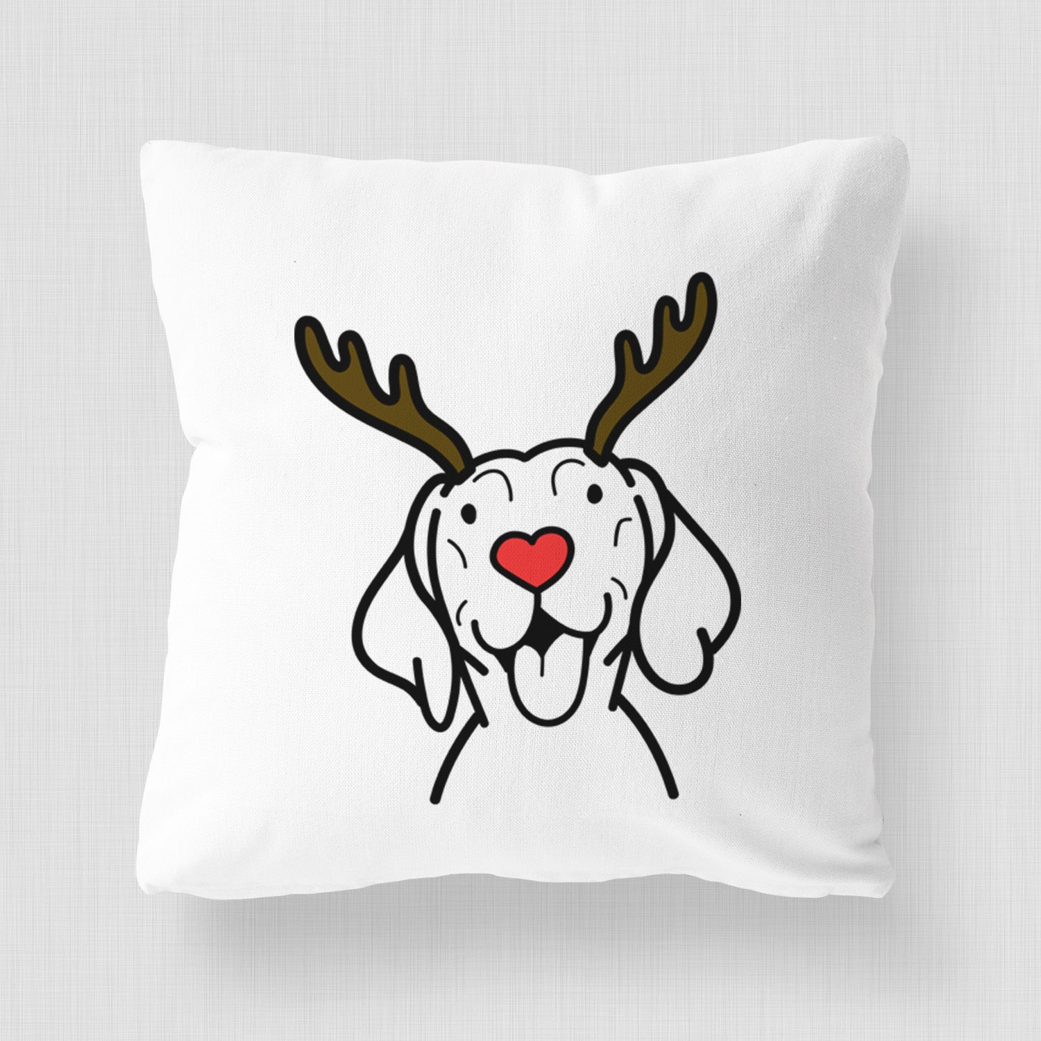 Love Always Vizsla - Throw Pillow Cover