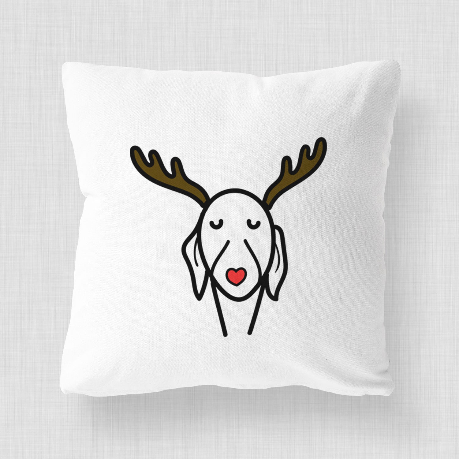 Love Always Whippet - Throw Pillow Cover