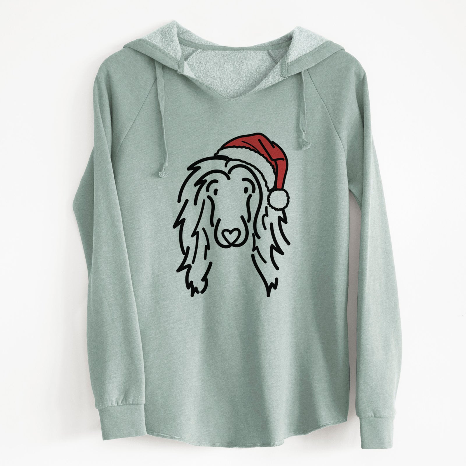 Jolly Afghan Hound - Asher - Cali Wave Hooded Sweatshirt