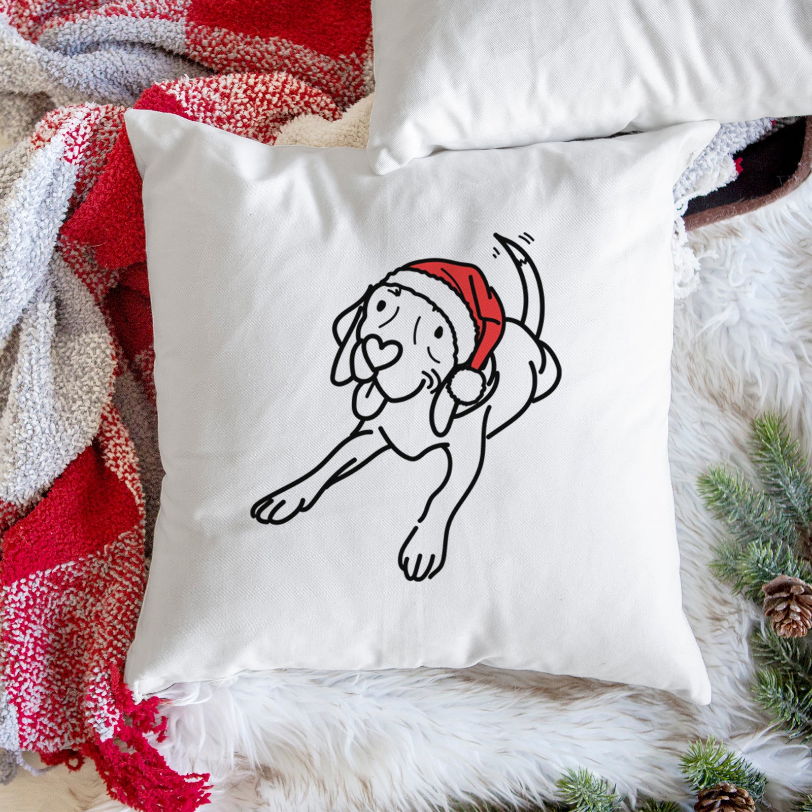 Love Always Beagle - Bagel - Throw Pillow Cover