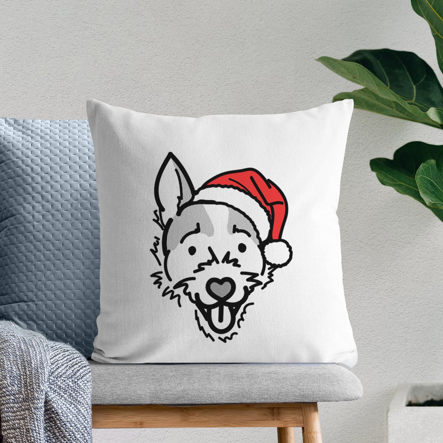 Love Always Jack Russell Terrier - Baxter - Throw Pillow Cover