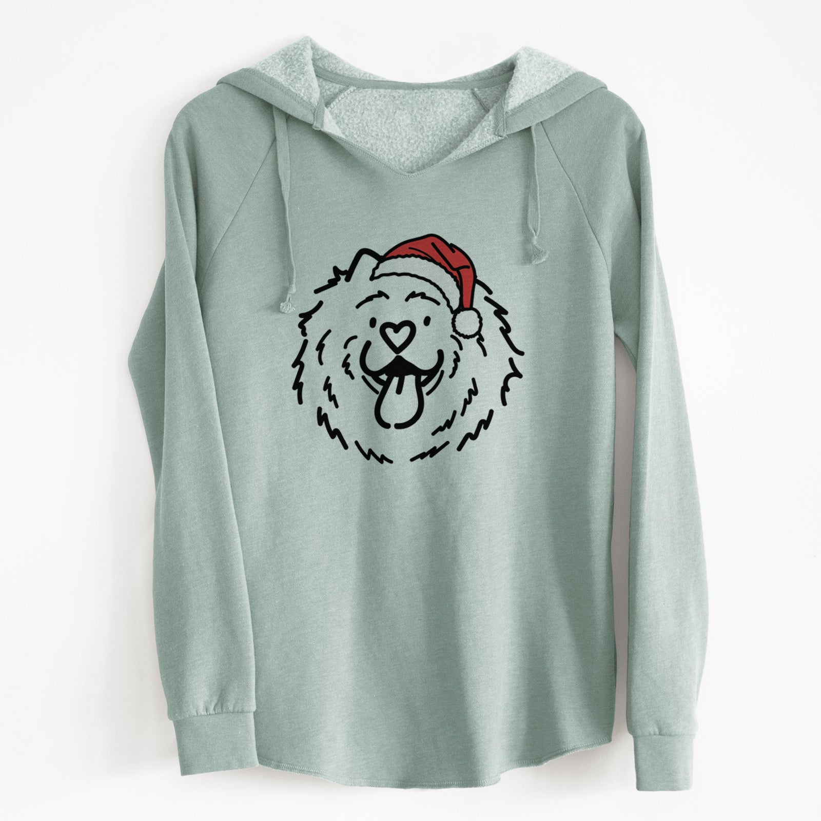 Jolly Chow Chow - Bear - Cali Wave Hooded Sweatshirt