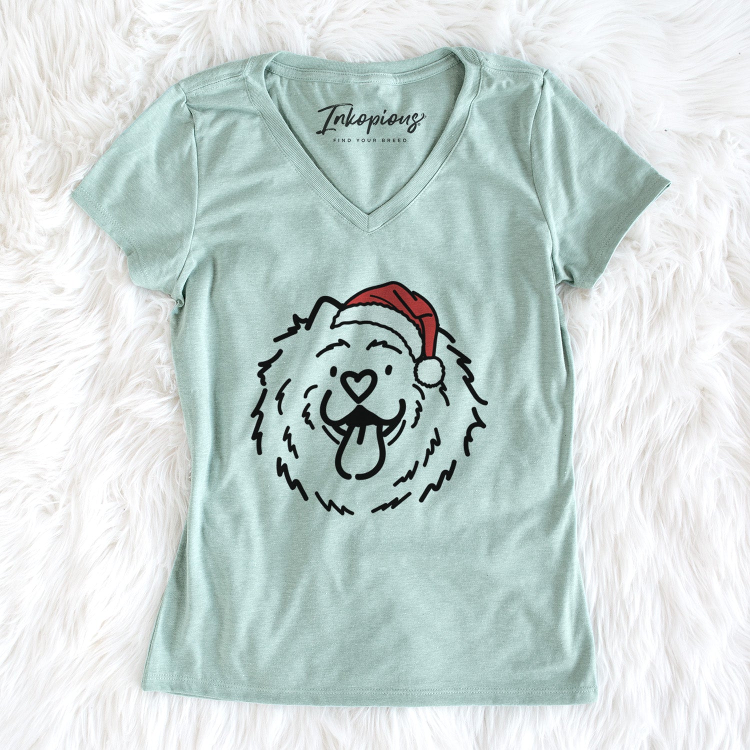 Jolly Chow Chow - Bear - Women's Perfect V-neck Shirt