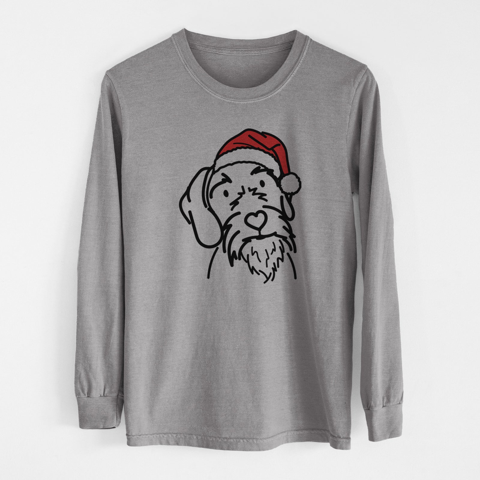 Jolly German Wirehaired Pointer - Buck - Heavyweight 100% Cotton Long Sleeve