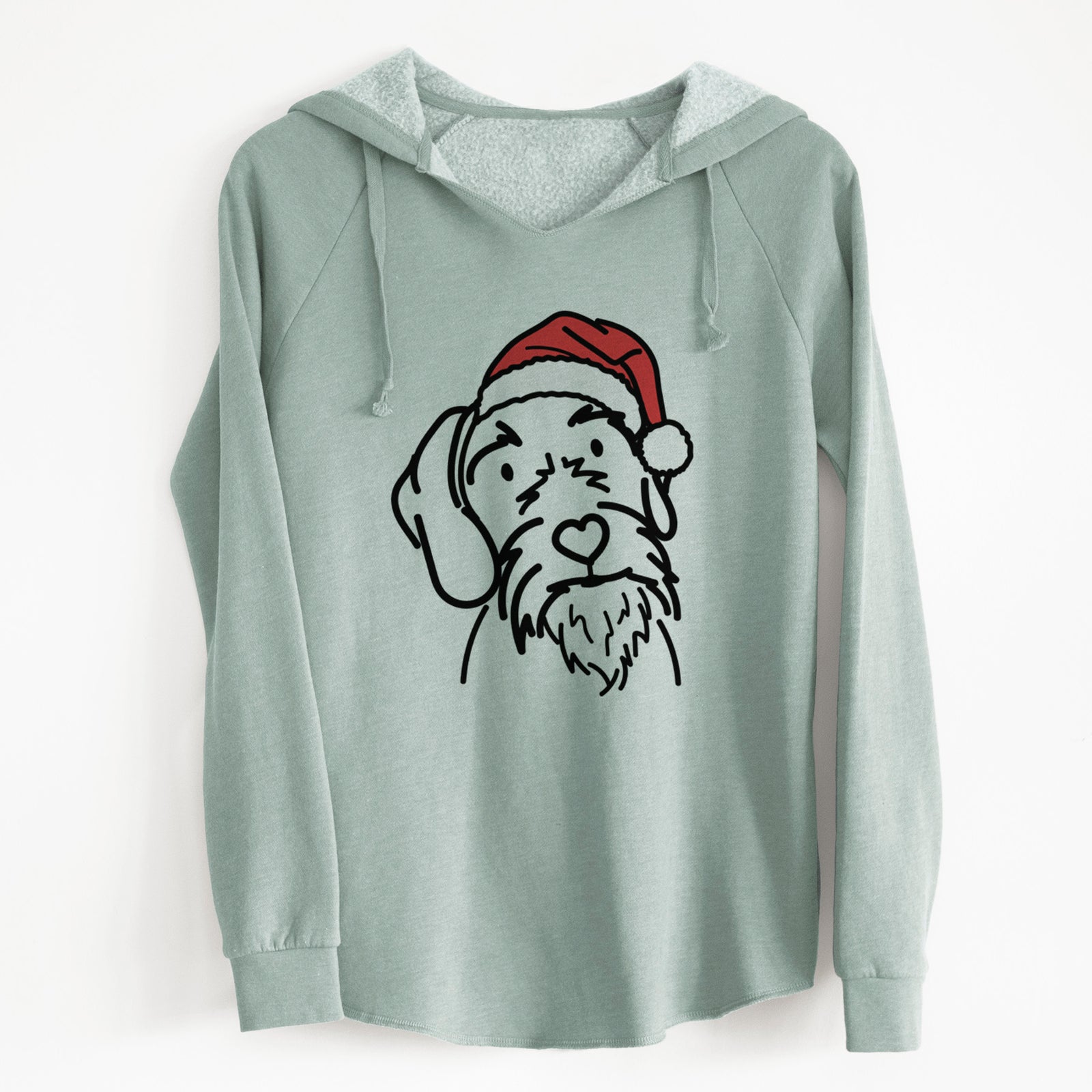 Jolly German Wirehaired Pointer - Buck - Cali Wave Hooded Sweatshirt