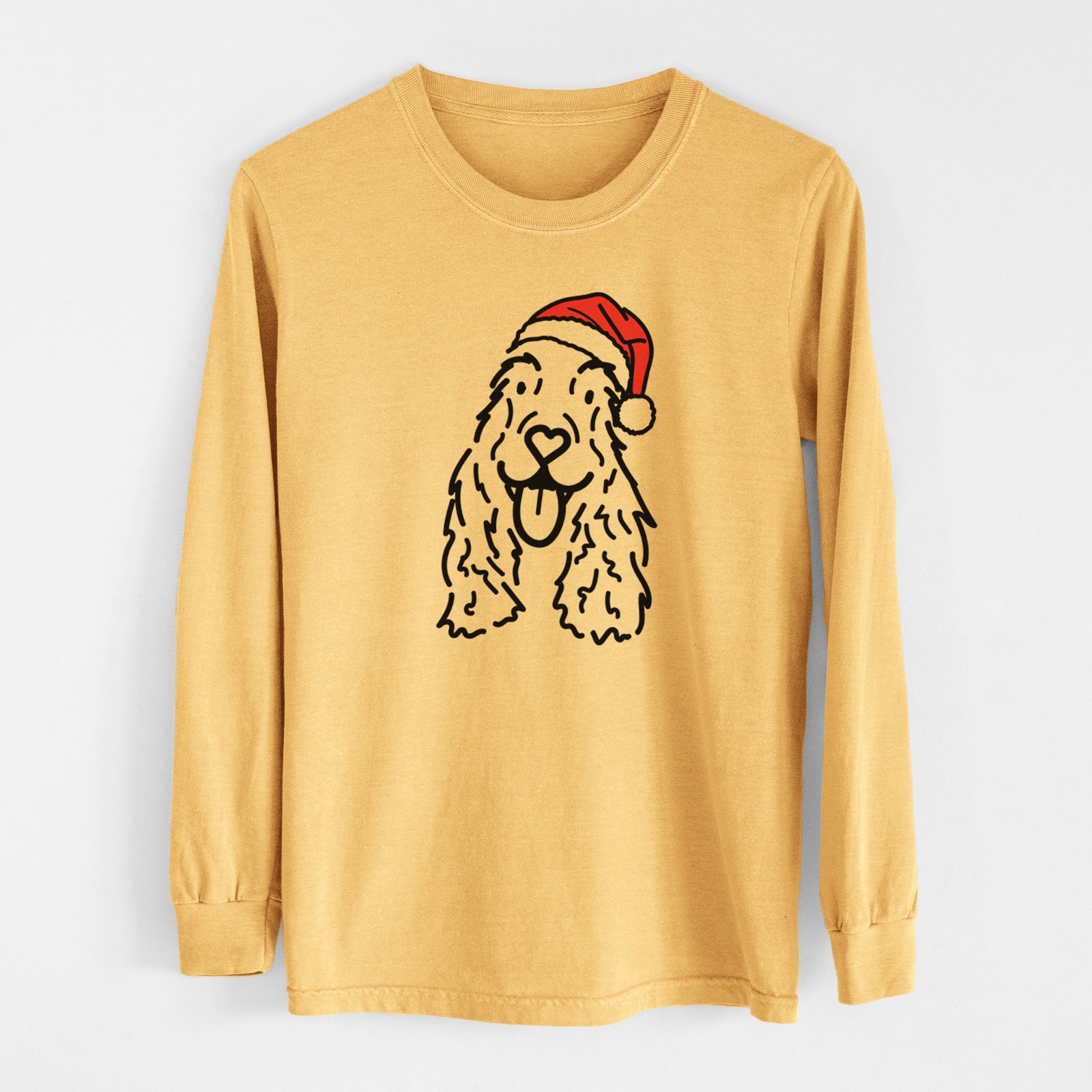 Jolly English Cocker Spaniel - Dolly - Heavyweight 100% Cotton Long Sleeve