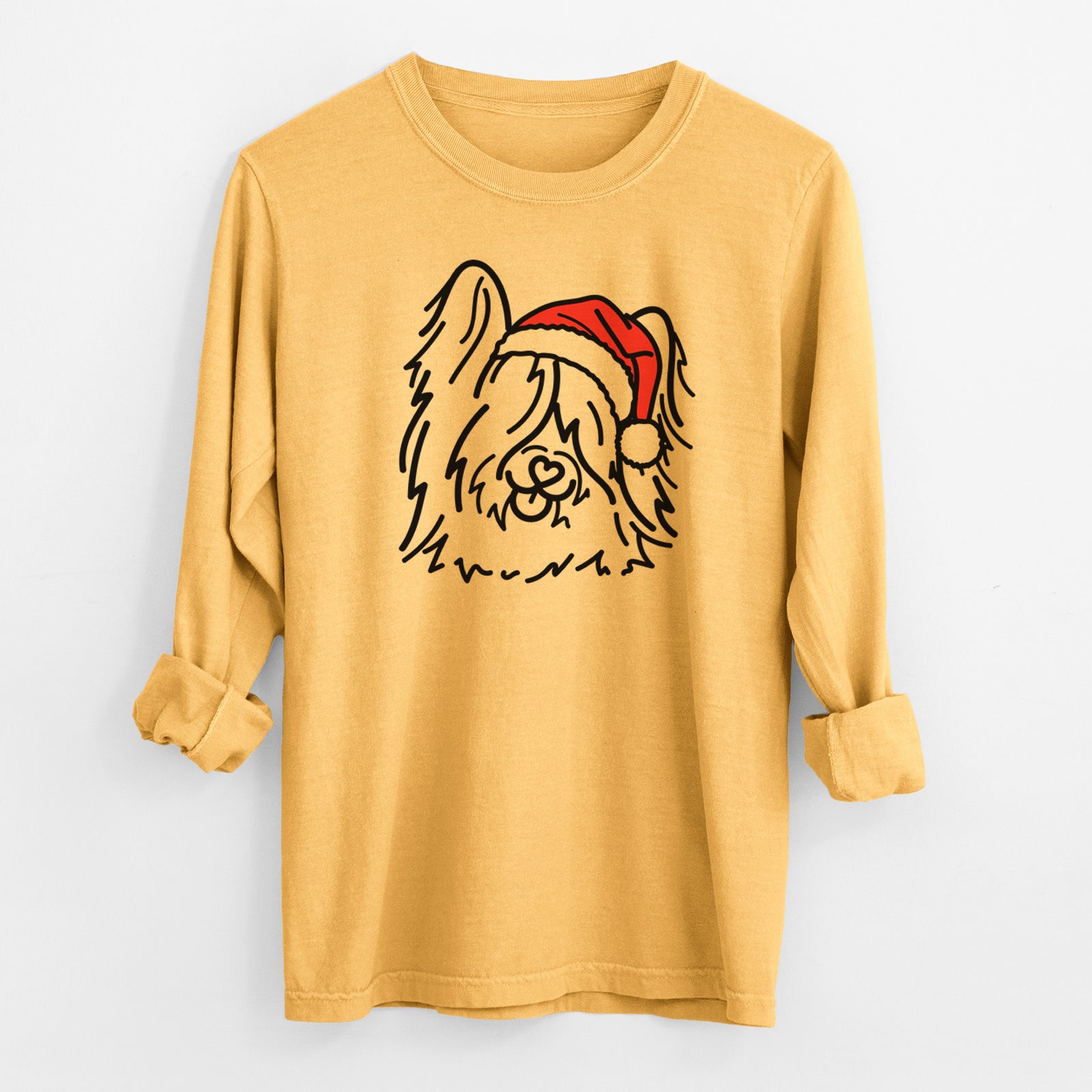 Jolly Skye Terrier - Dougal - Heavyweight 100% Cotton Long Sleeve