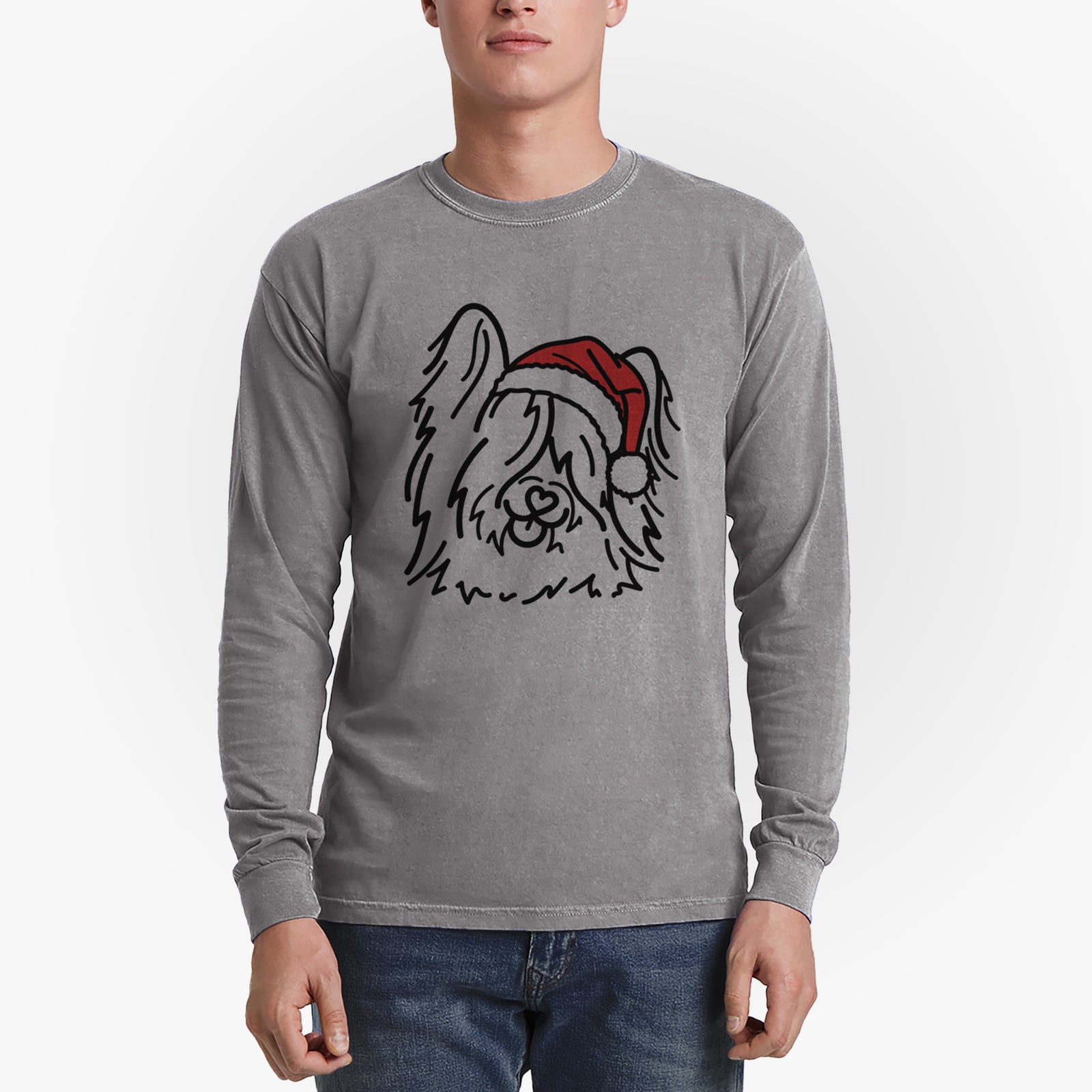 Jolly Skye Terrier - Dougal - Heavyweight 100% Cotton Long Sleeve