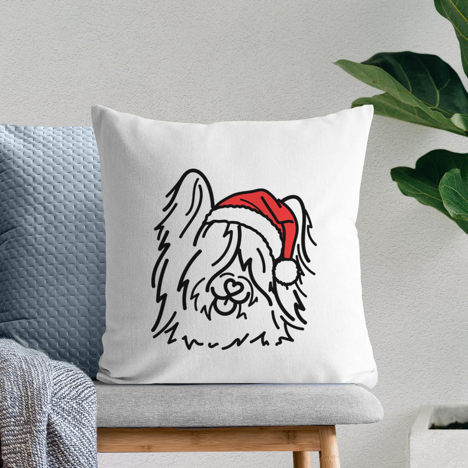 Love Always Skye Terrier - Dougal - Throw Pillow Cover