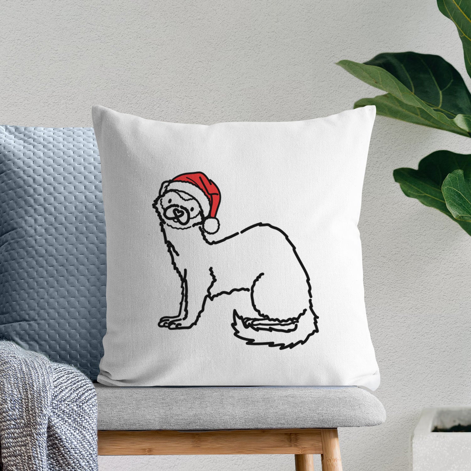 Love Always Ferret - Fern - Throw Pillow Cover