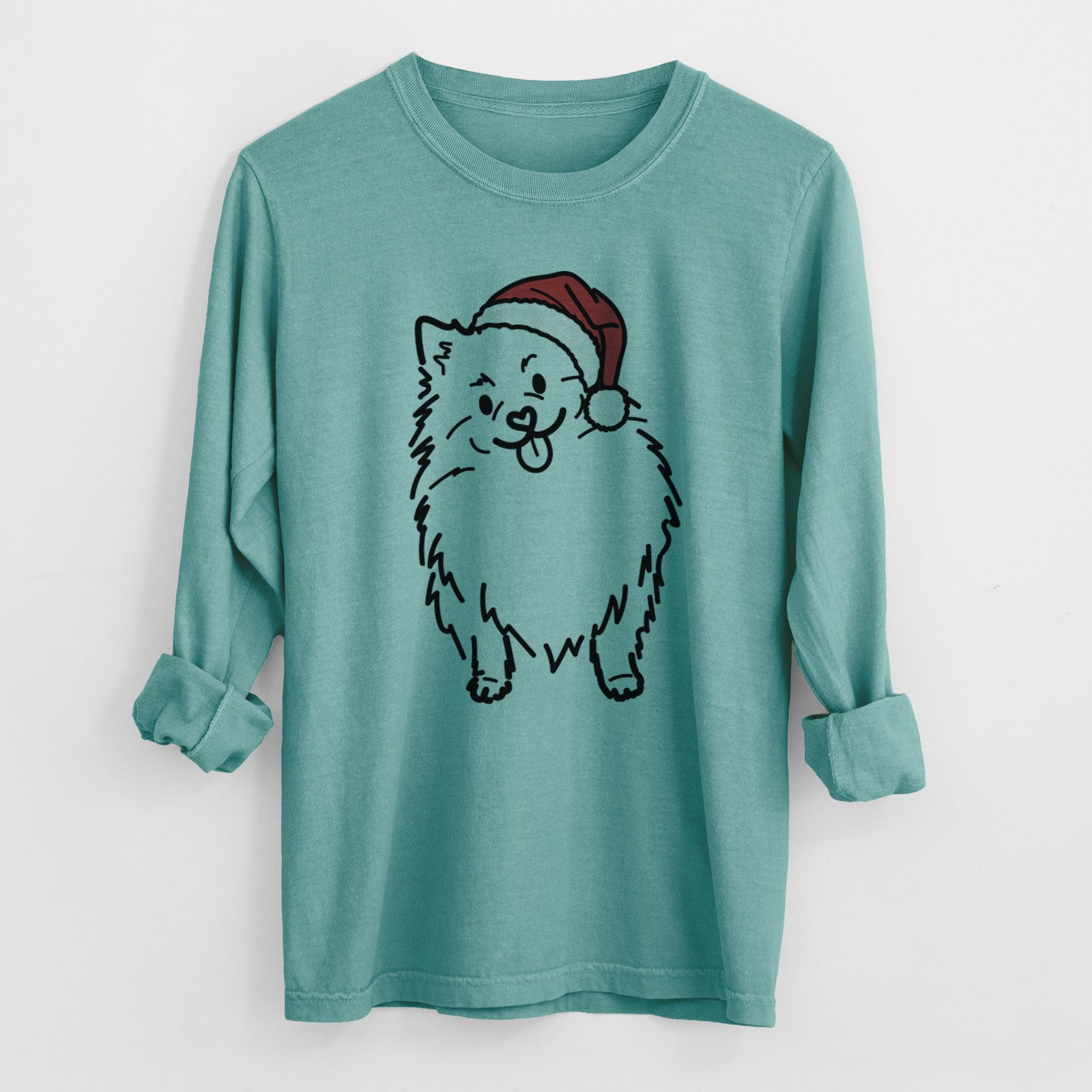 Jolly Pomeranian - Fern - Heavyweight 100% Cotton Long Sleeve