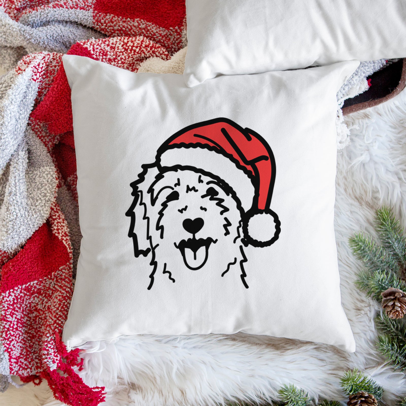 Love Always Goldendoodle - Throw Pillow Cover