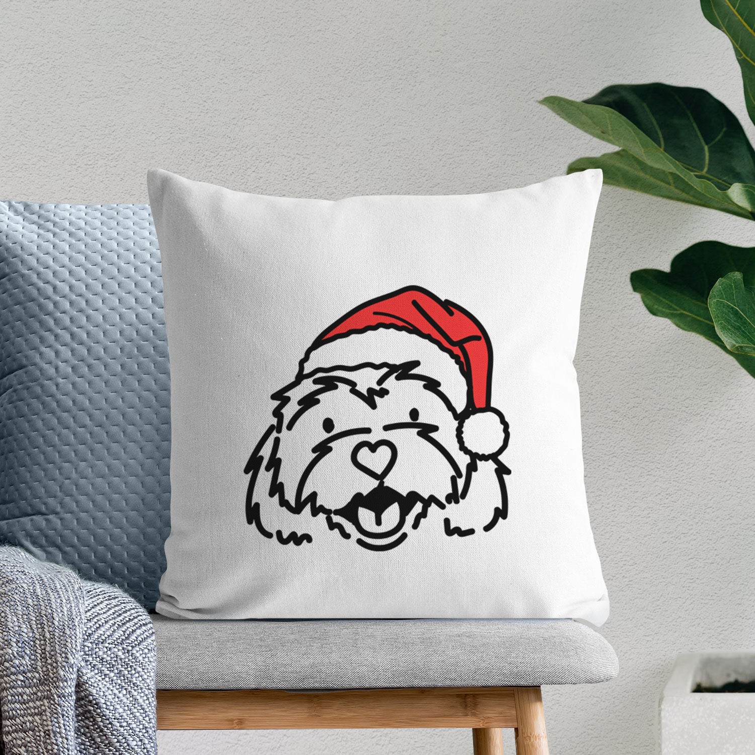 Love Always Cavachon - Harry - Throw Pillow Cover