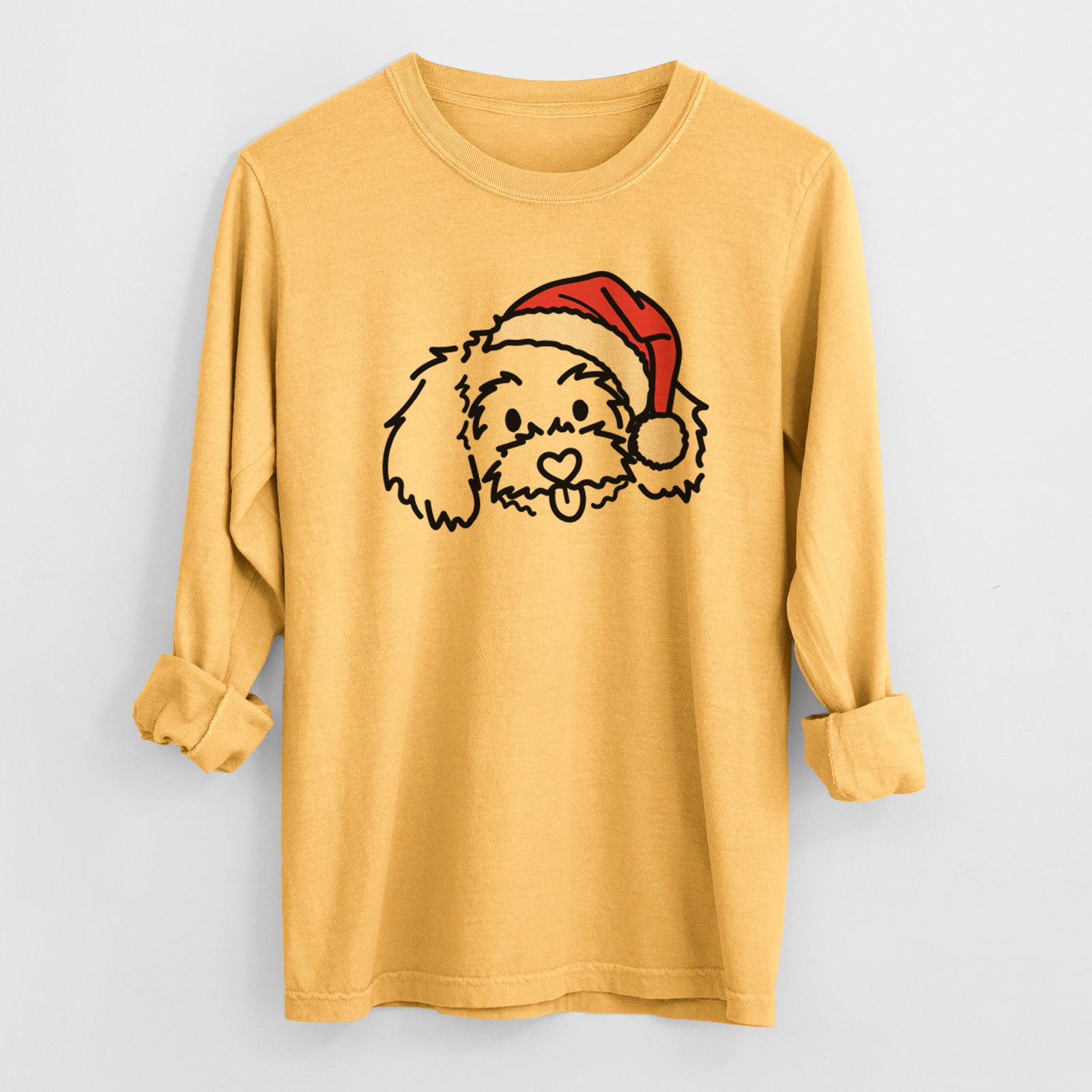 Jolly Maltipoo - Holly - Heavyweight 100% Cotton Long Sleeve