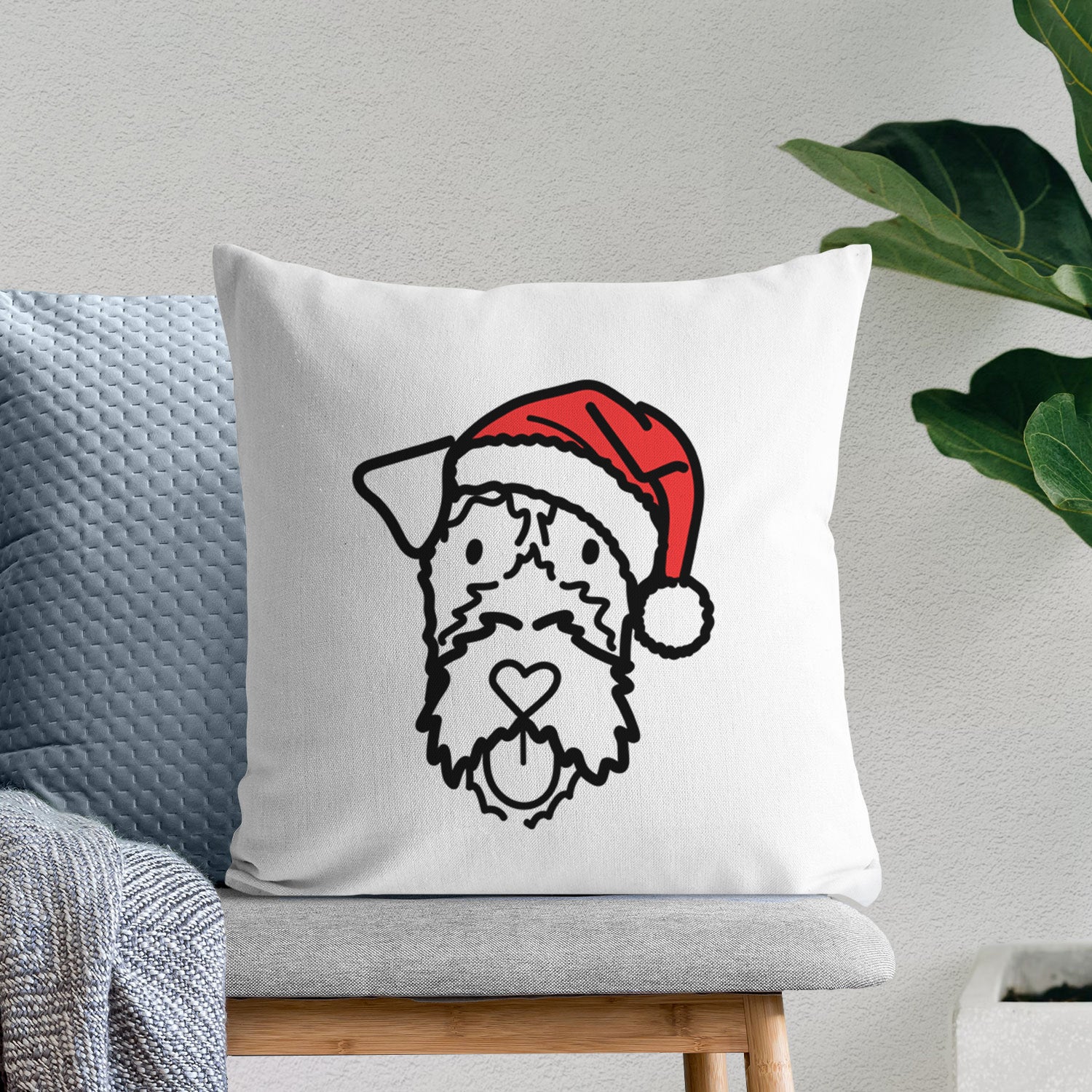 Love Always Irish Terrier - Throw Pillow Cover