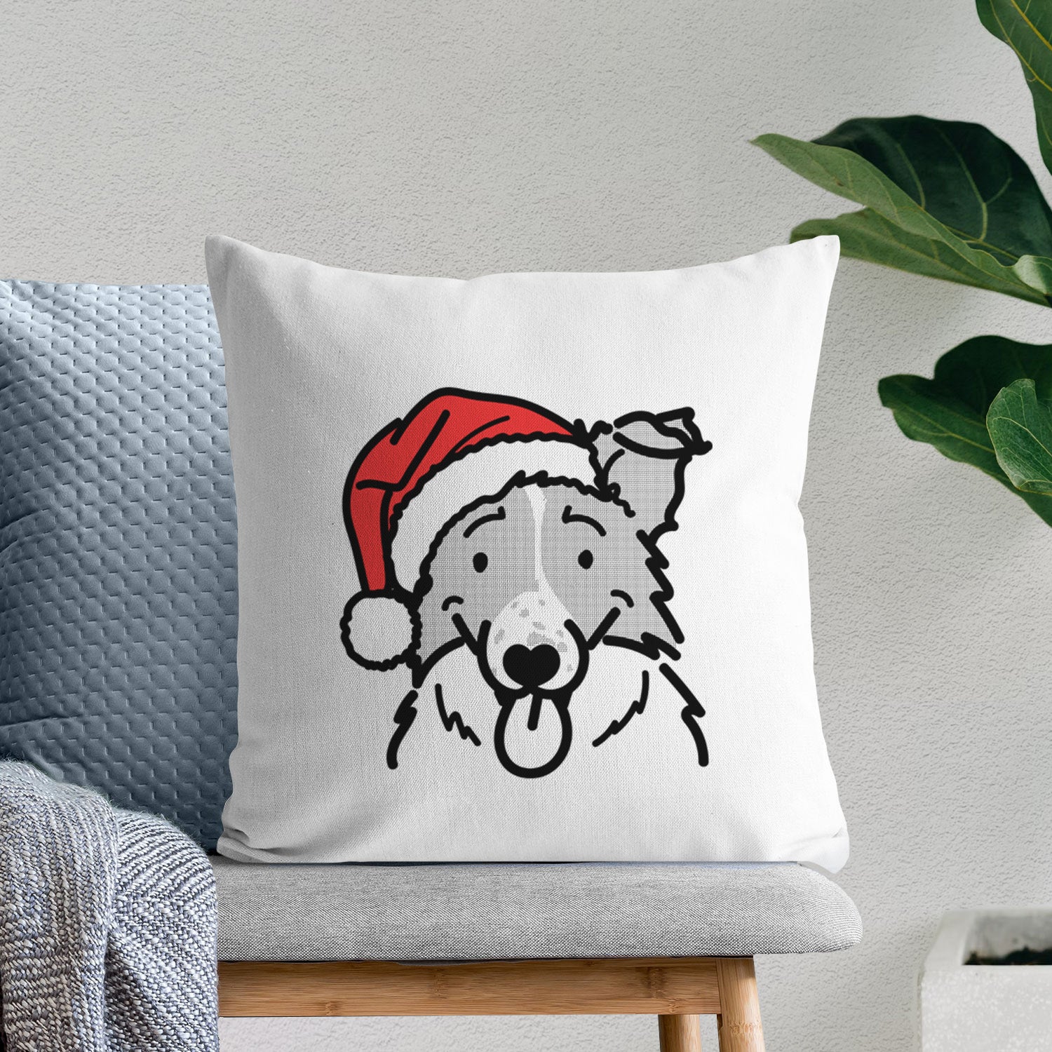Love Always Border Collie - Jam - Throw Pillow Cover