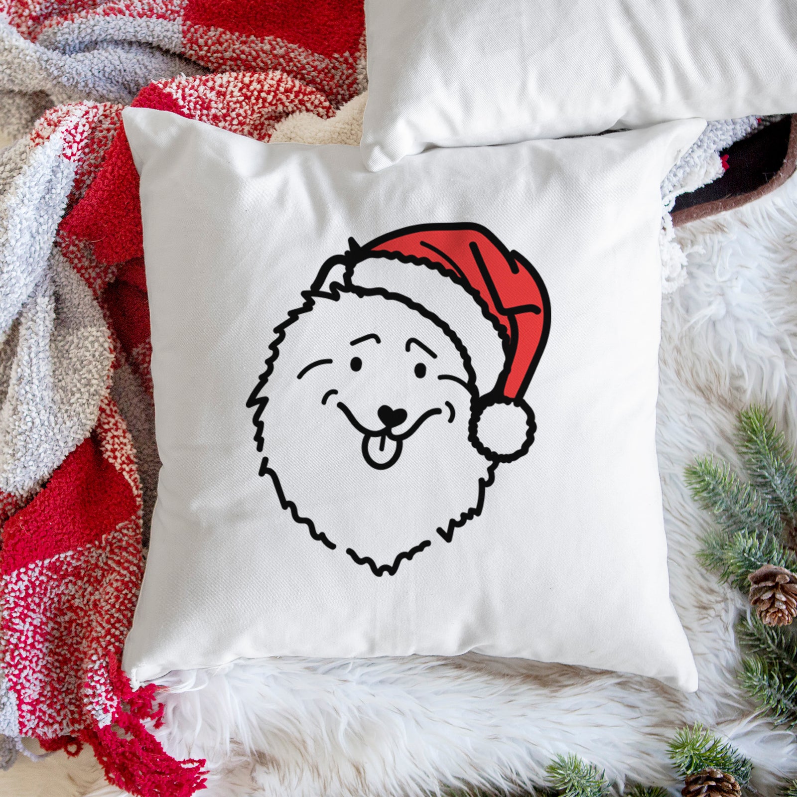 Love Always Keeshond - Throw Pillow Cover