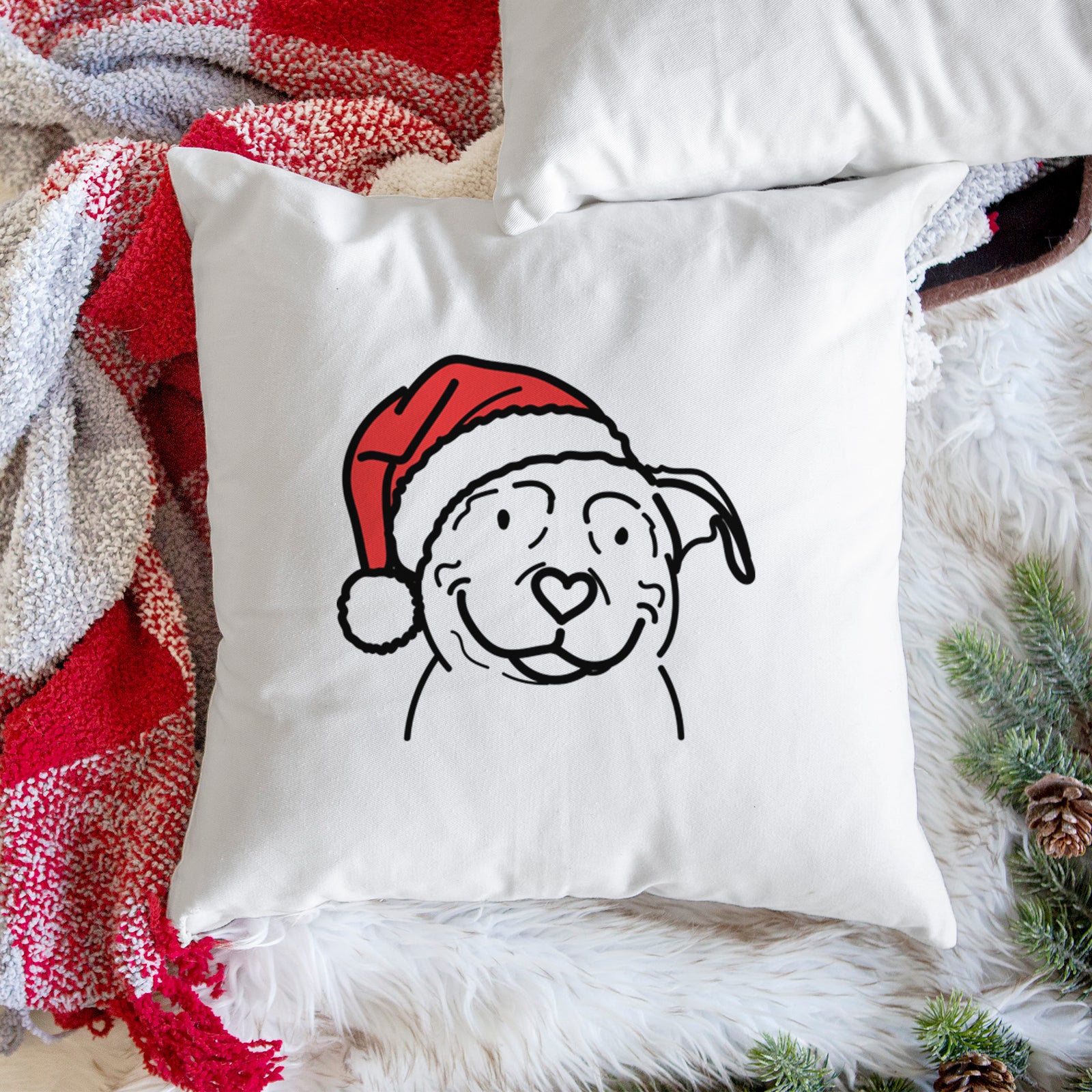 Love Always American Pitbull Terrier - Lady - Throw Pillow Cover