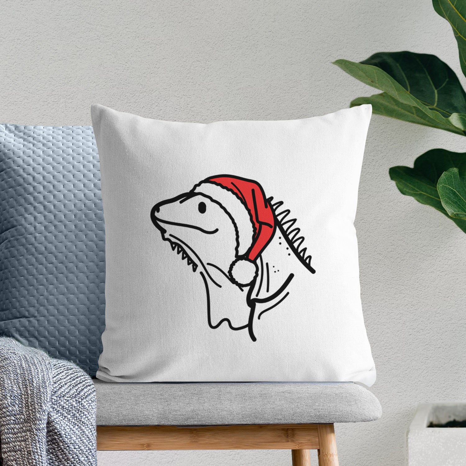 Love Always Iguana - Louie - Throw Pillow Cover