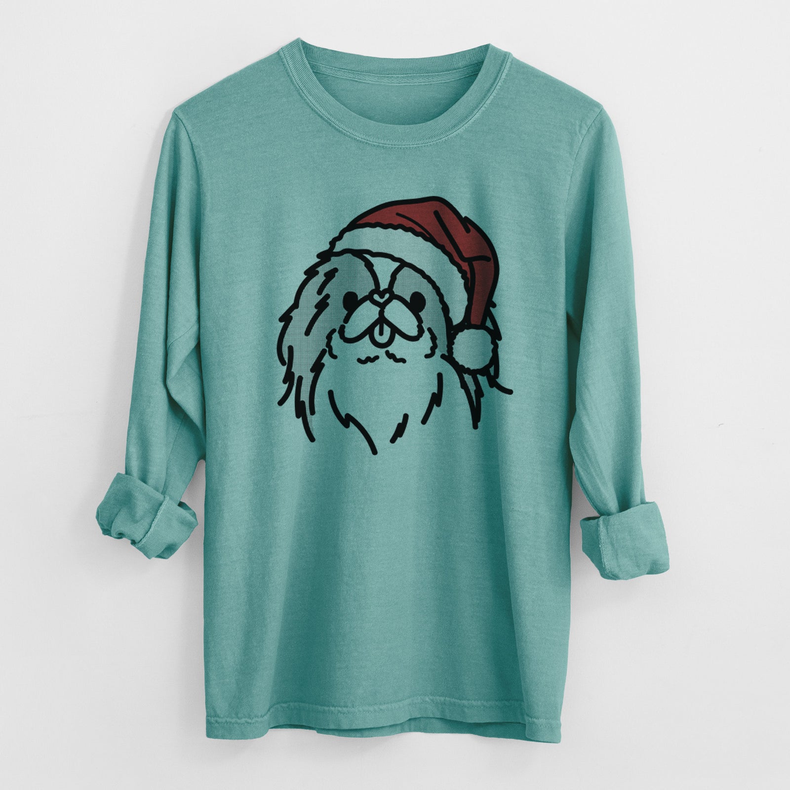 Jolly Japanese Chin - Macha - Heavyweight 100% Cotton Long Sleeve