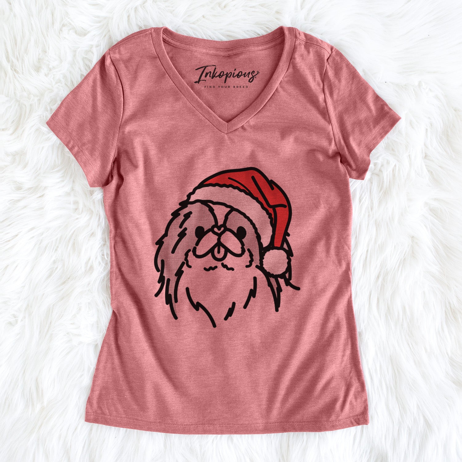 Jolly Japanese Chin - Macha - Women's Perfect V-neck Shirt