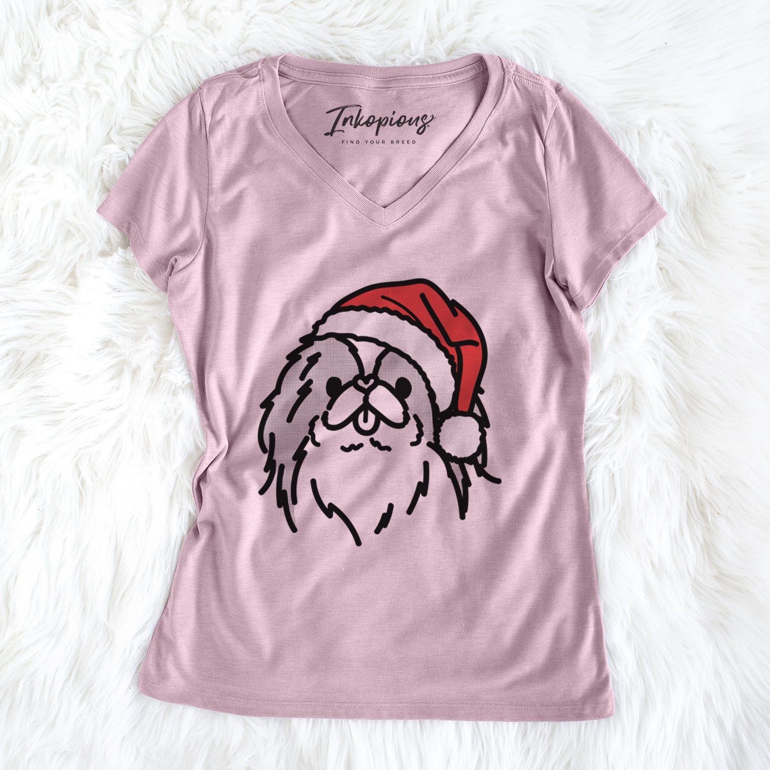 Jolly Japanese Chin - Macha - Women's Perfect V-neck Shirt