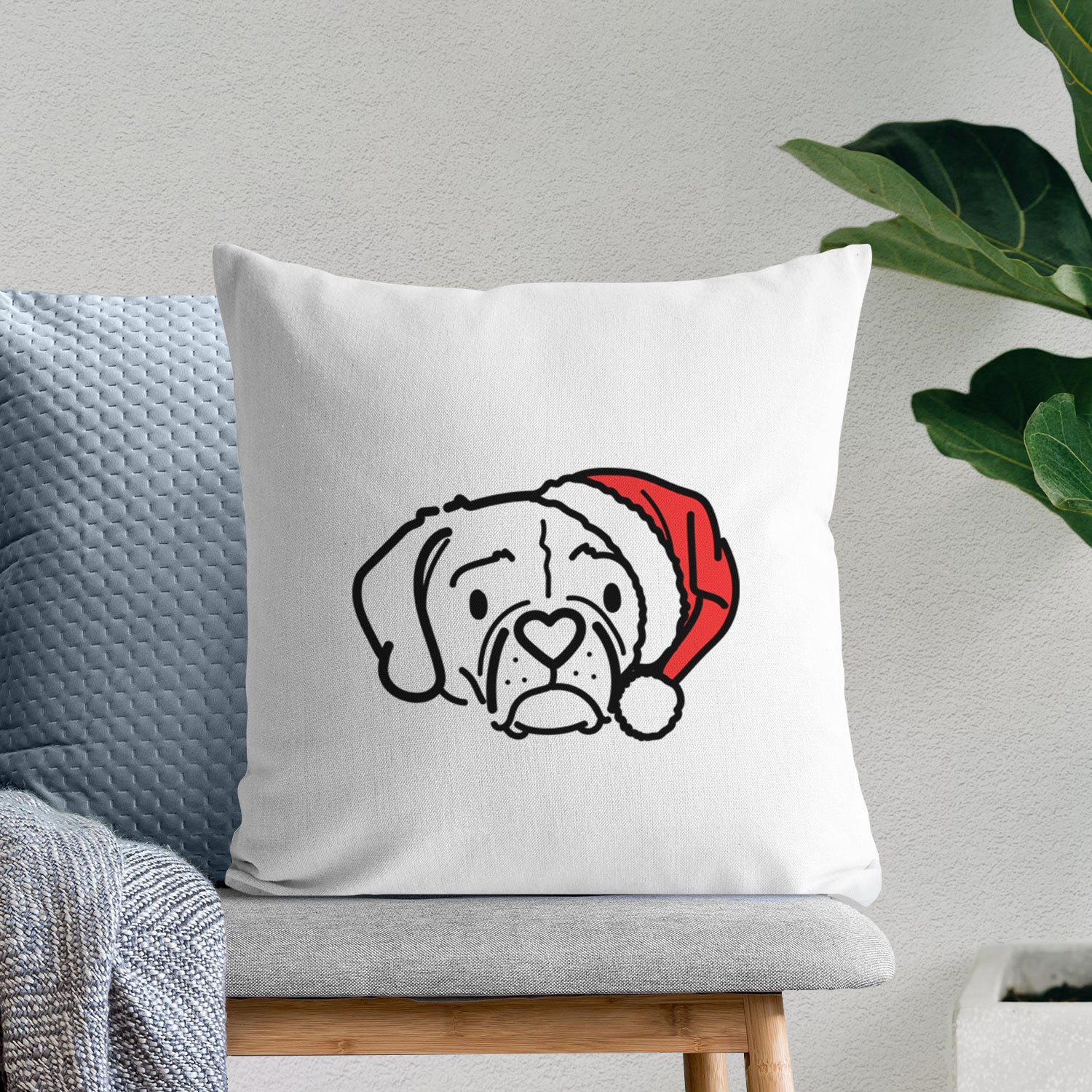 Love Always Puggle - Mitzi - Throw Pillow Cover
