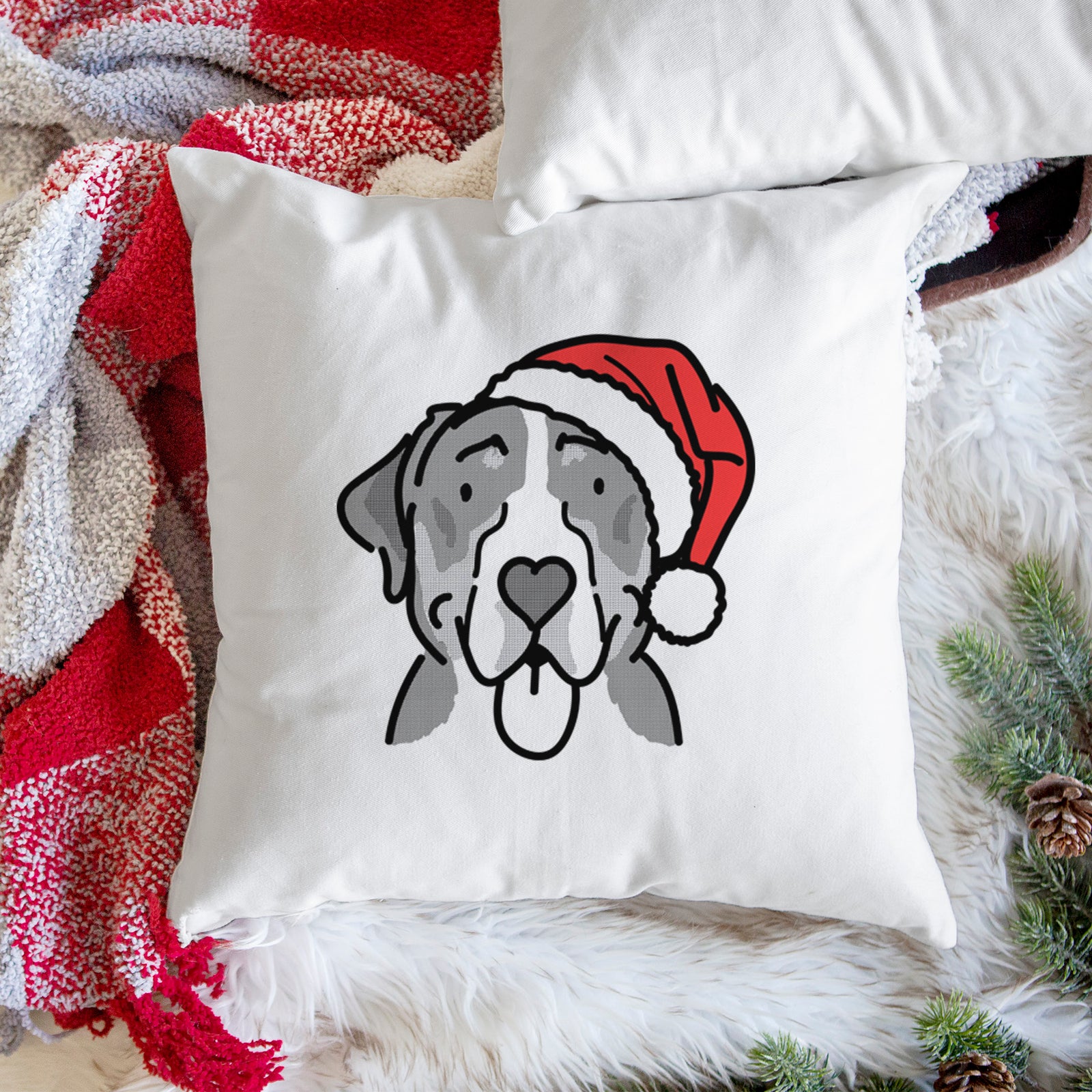 Love Always Greater Swiss Mountain Dog - Moose - Throw Pillow Cover