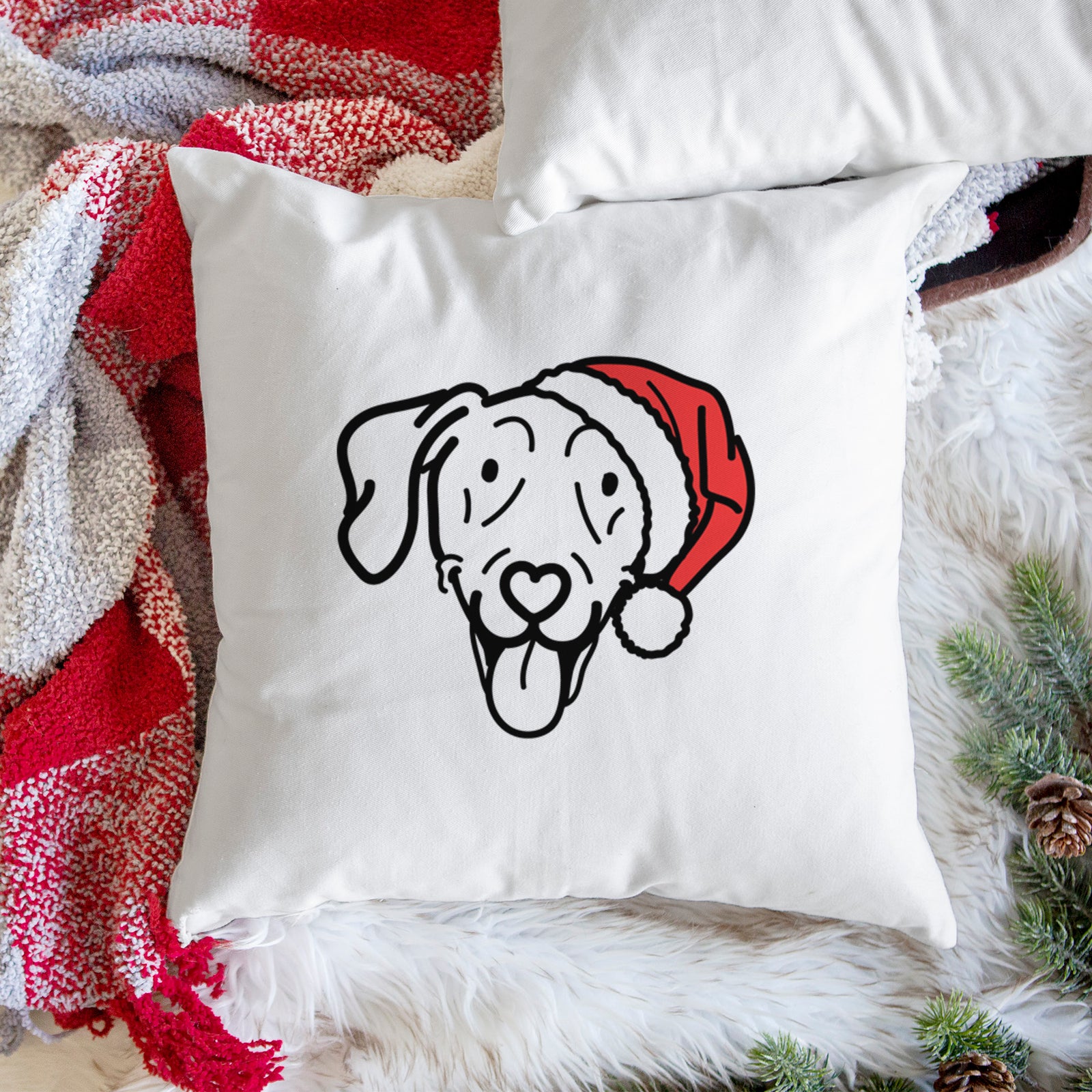 Love Always Weimaraner - Paco Lobo - Throw Pillow Cover