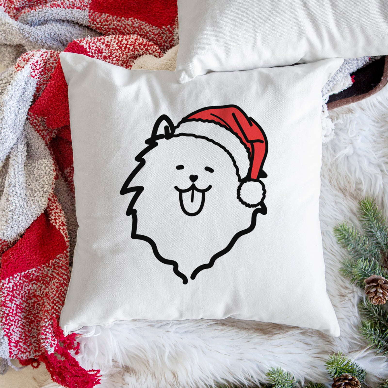 Love Always Pomeranian - Throw Pillow Cover